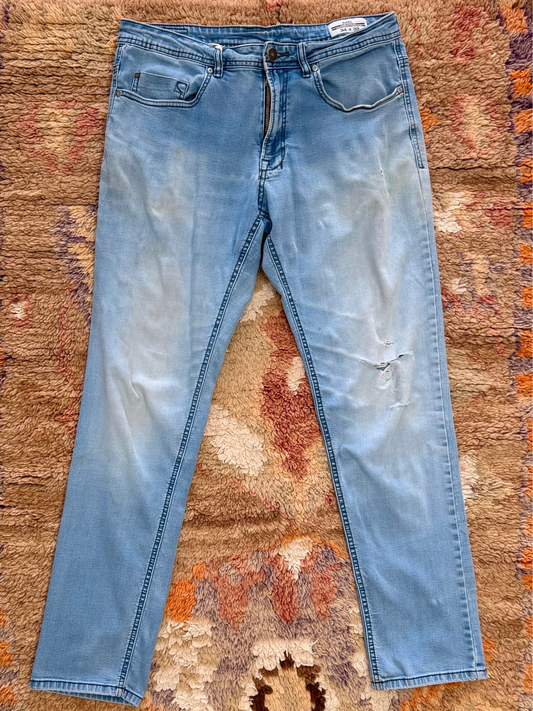 Vintage Light-Wash Jeans