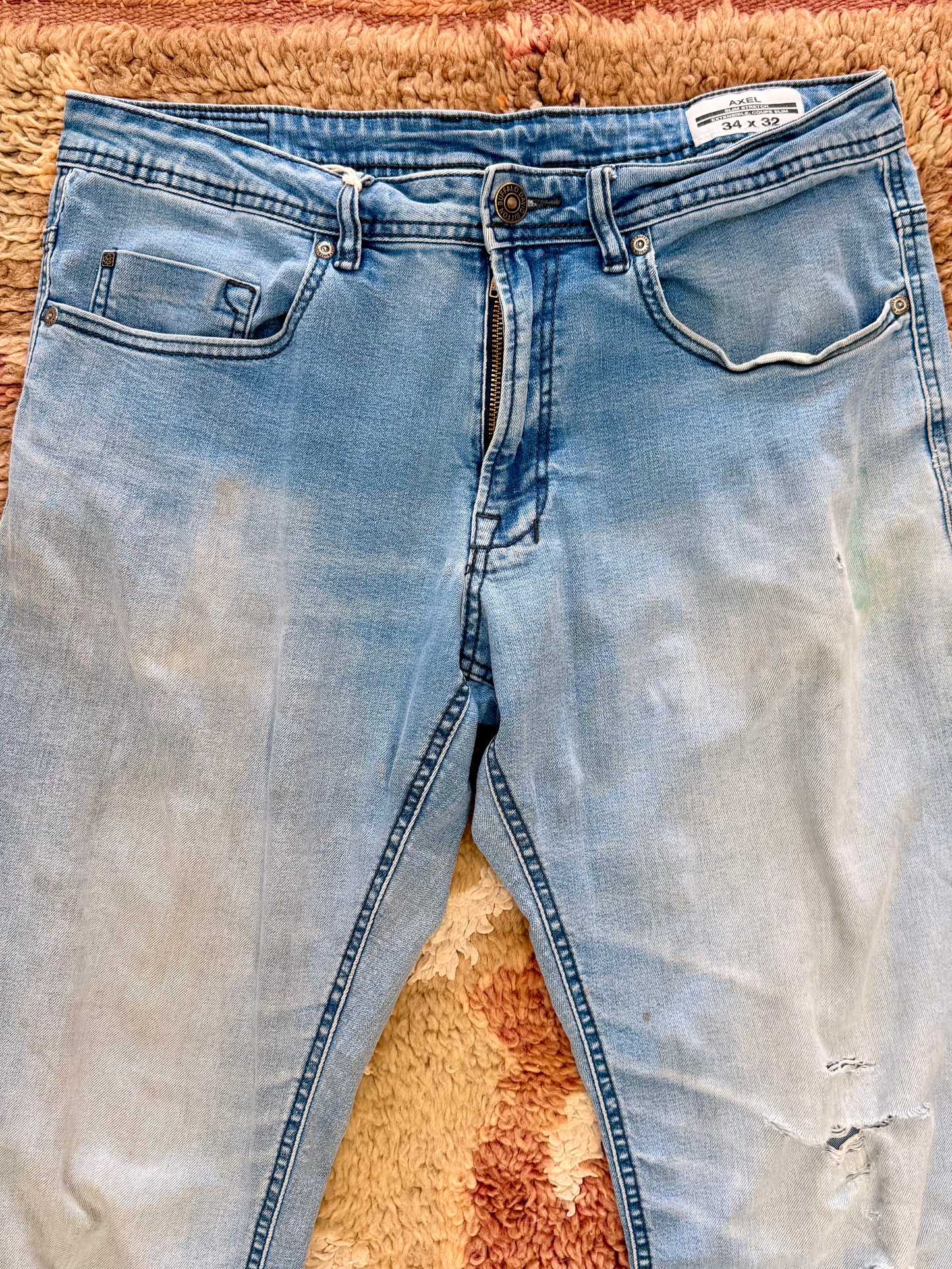 Vintage Light-Wash Jeans