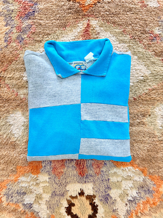 Vintage Blue and Grey Sweatshirt