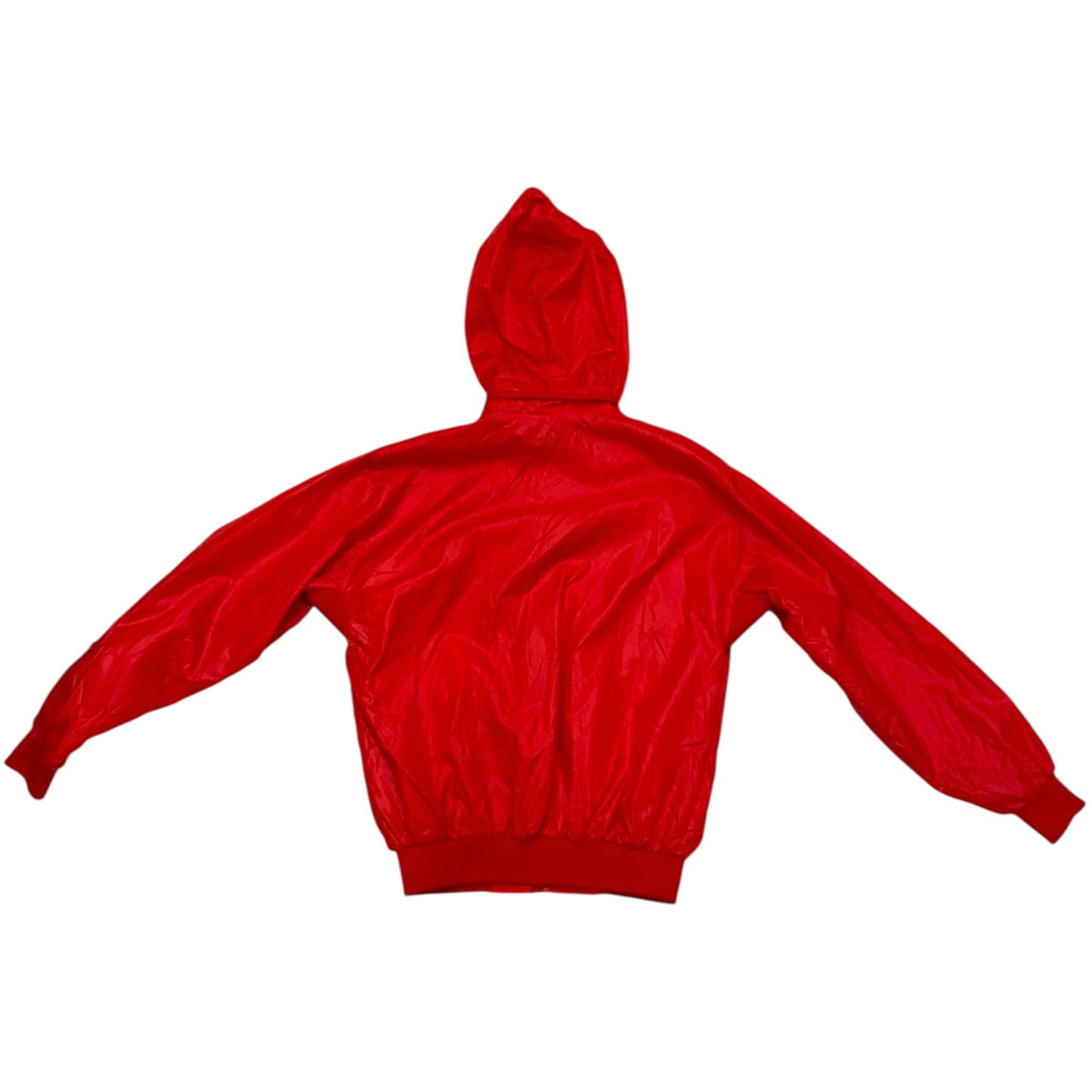 Pre-Loved Red Raincoat with Kitty Patch