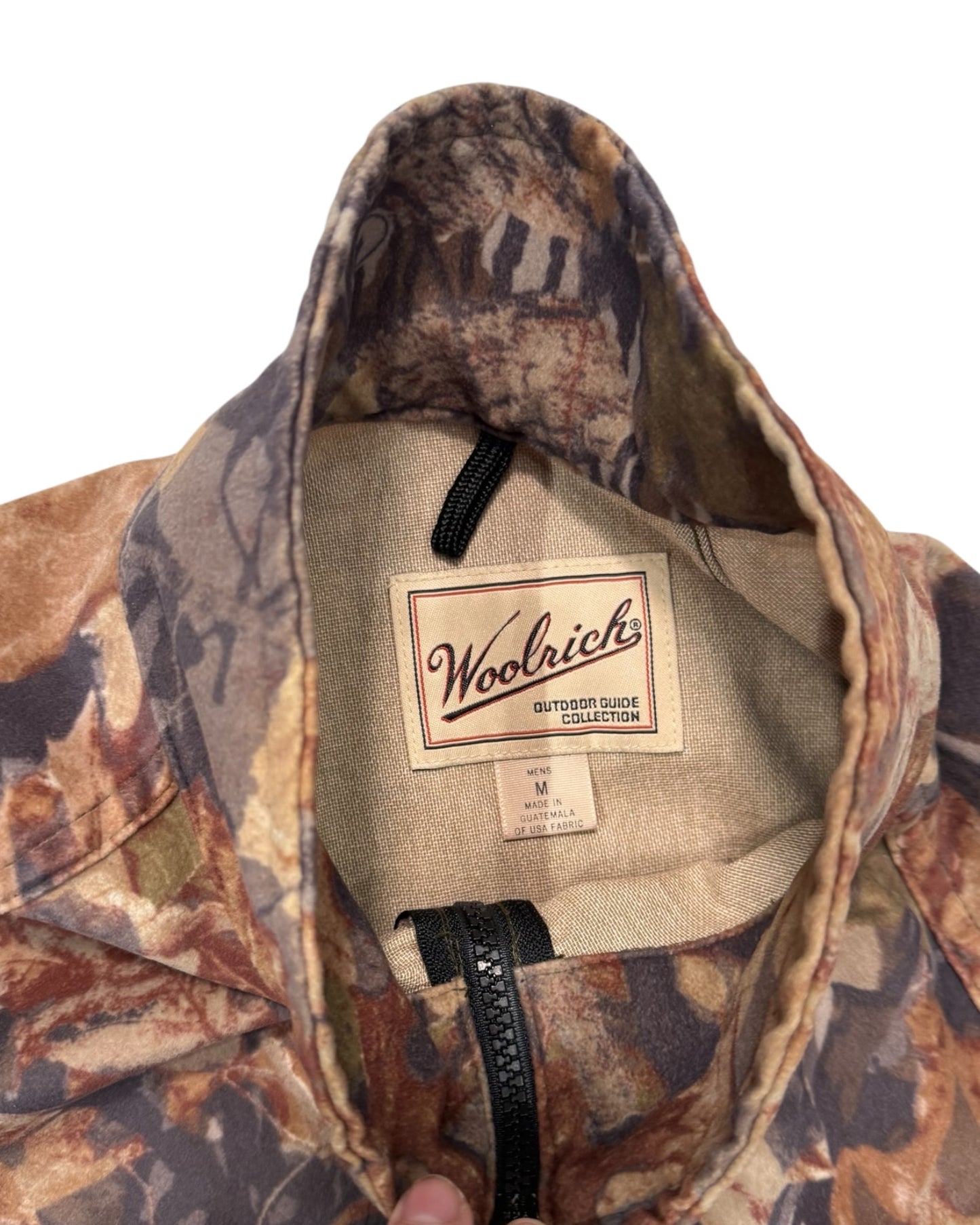 Vintage Woolrich Camouflage Jacket with Patch