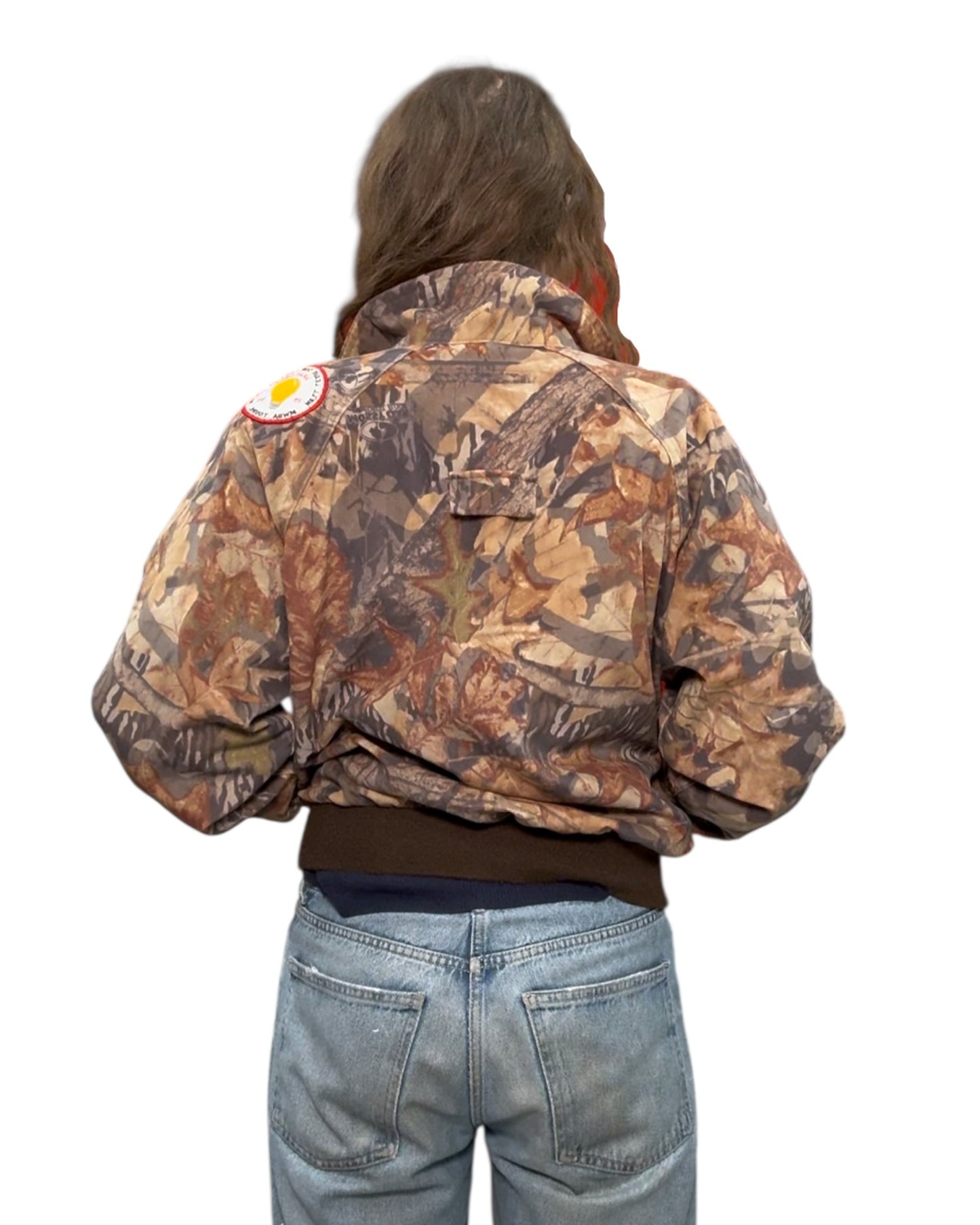 Vintage Woolrich Camouflage Jacket with Patch