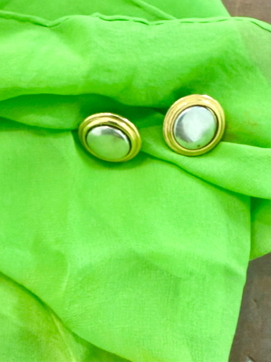Vintage Sterling Silver Stud Earrings