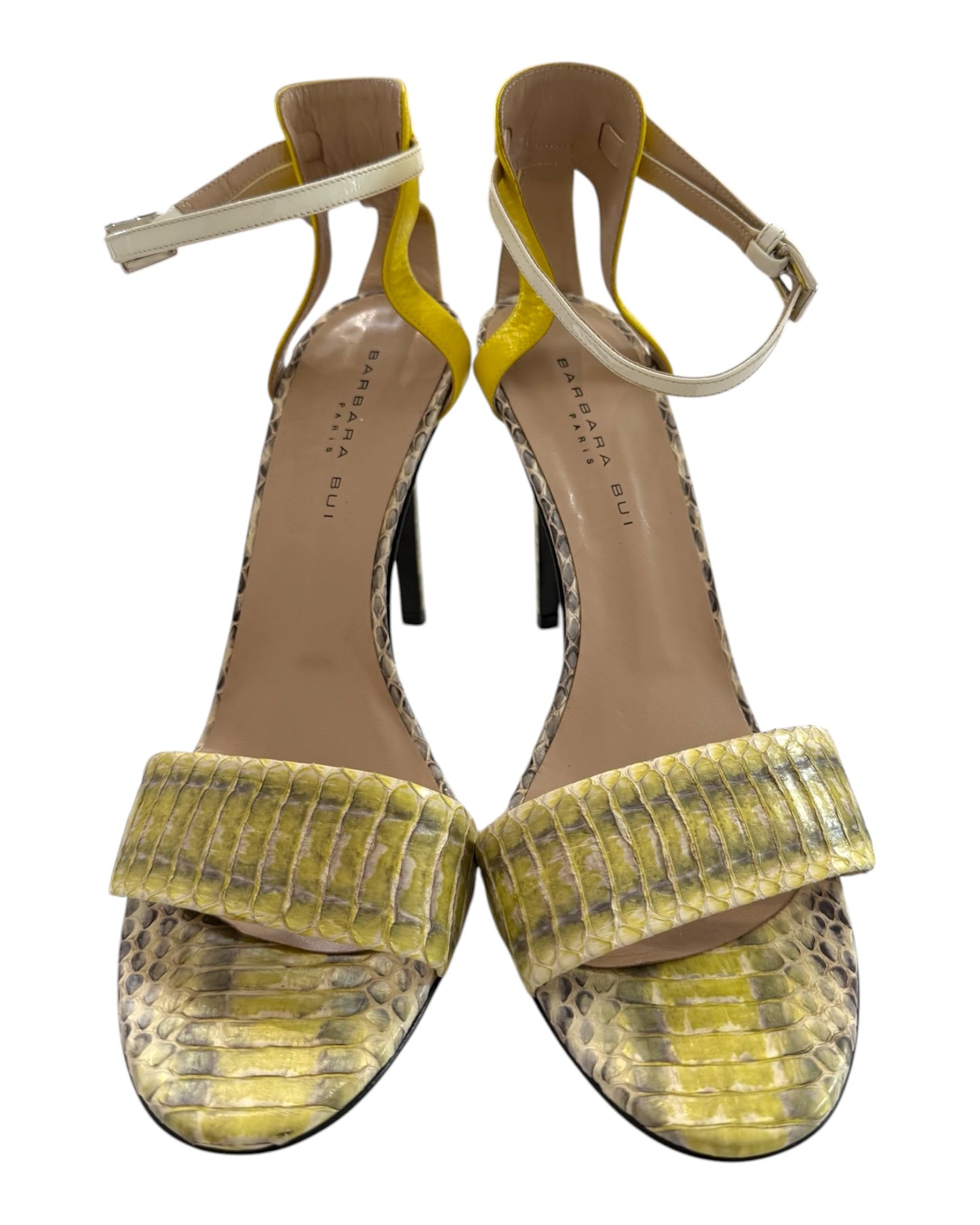 Pre-Loved Barbara Bui Snakeskin Sandals