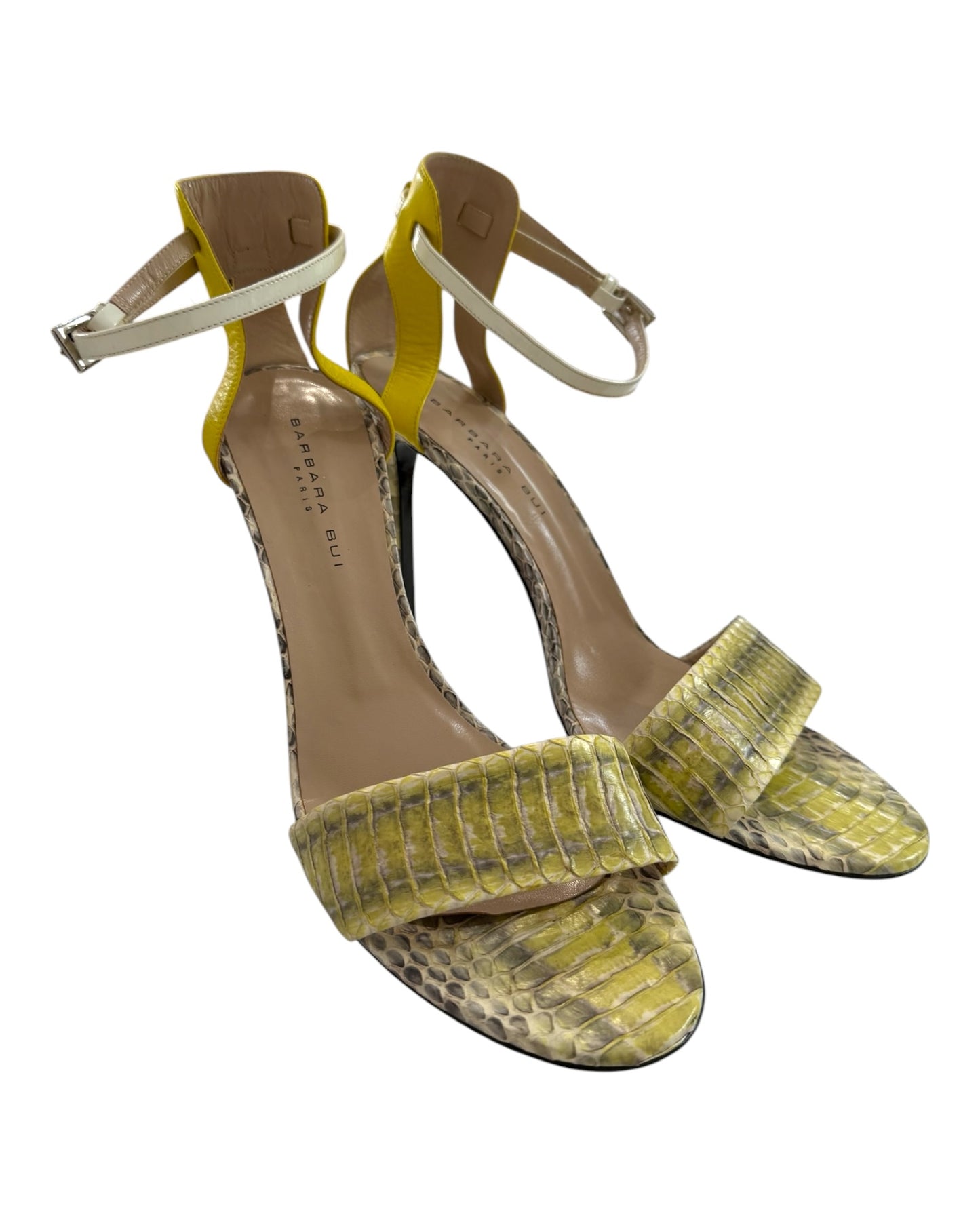 Pre-Loved Barbara Bui Snakeskin Sandals