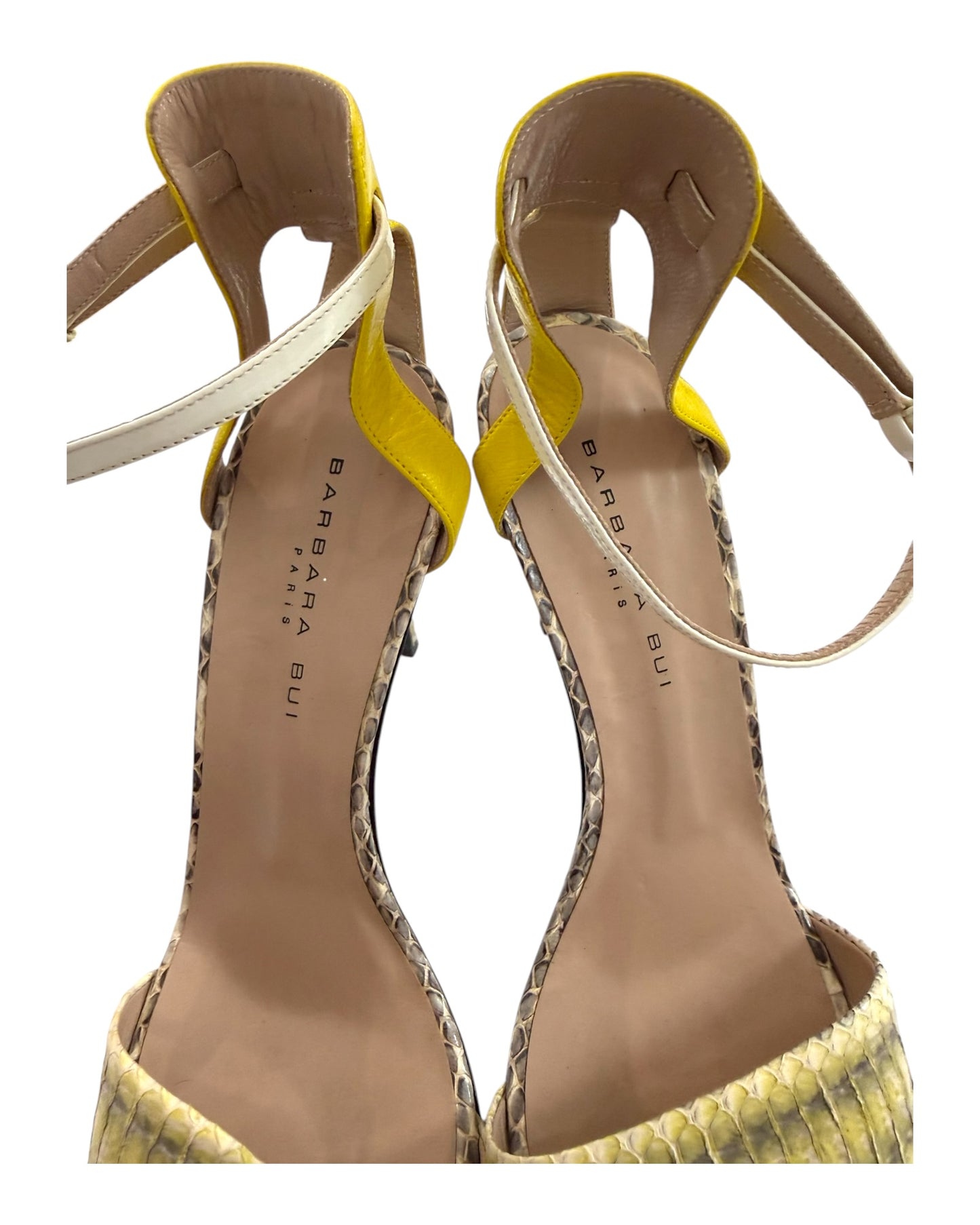 Pre-Loved Barbara Bui Snakeskin Sandals