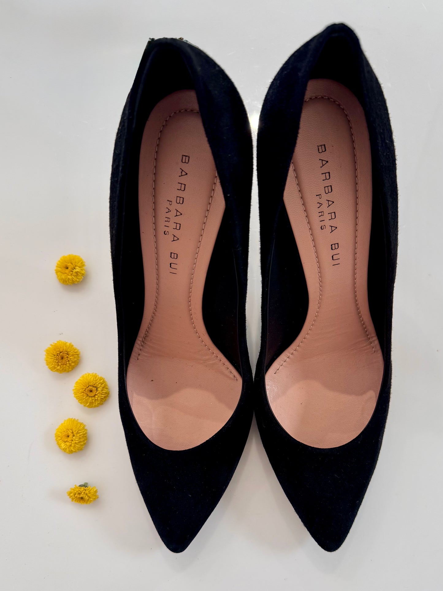 Vintage Barbara Bui Black Suede Pumps