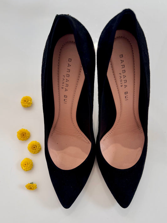 Vintage Barbara Bui Black Suede Pumps