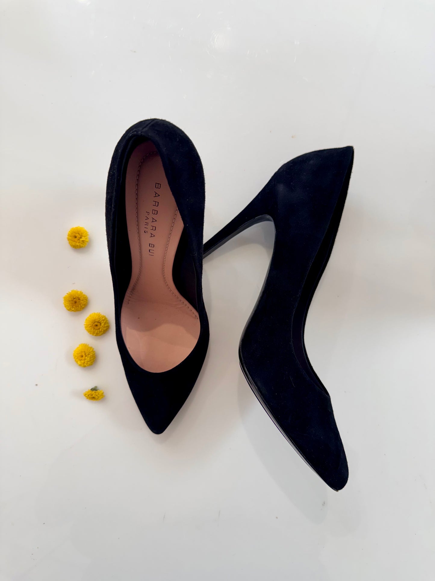 Vintage Barbara Bui Black Suede Pumps