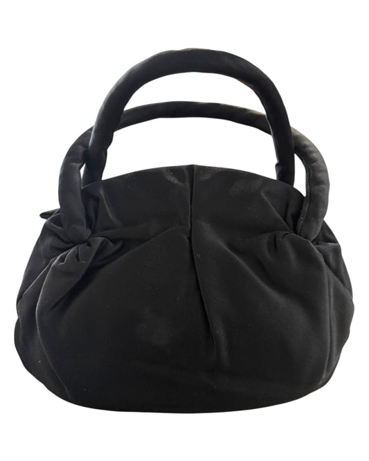 Vintage Bergdorf Goodman Black Silk Mini Handbag