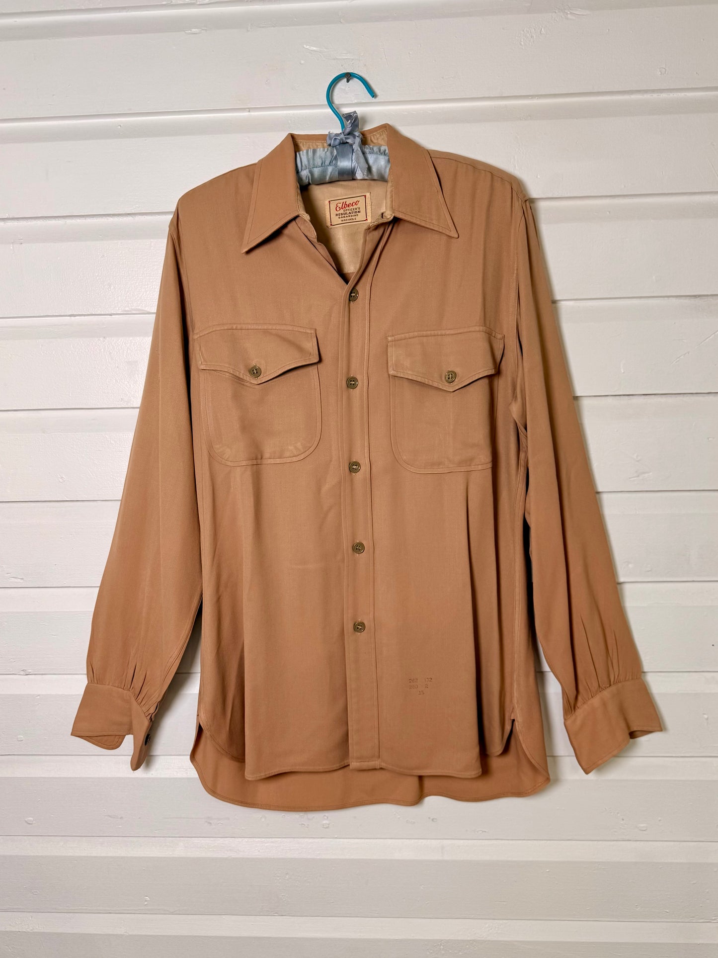 Vintage Elbeco Officers Regulation Gabardine Shirt
