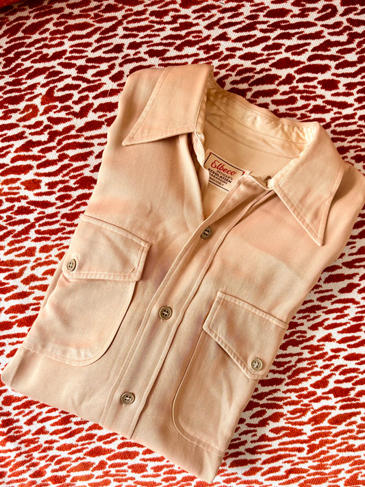 Vintage Elbeco Officers Regulation Gabardine Shirt