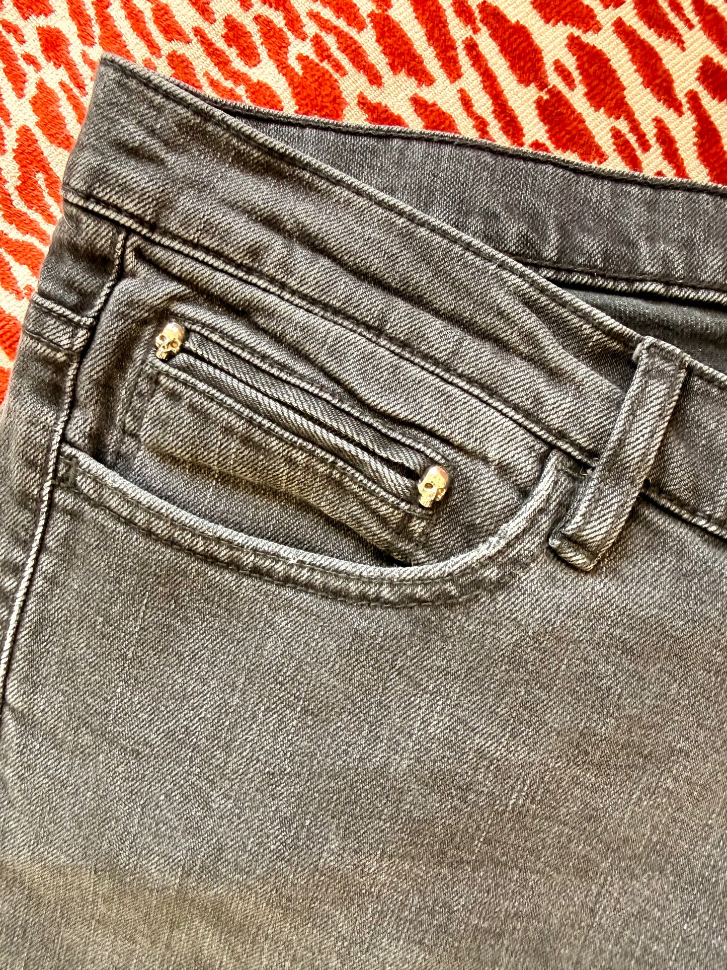 Pre-Loved The Kooples Charcoal Skinny Jeans