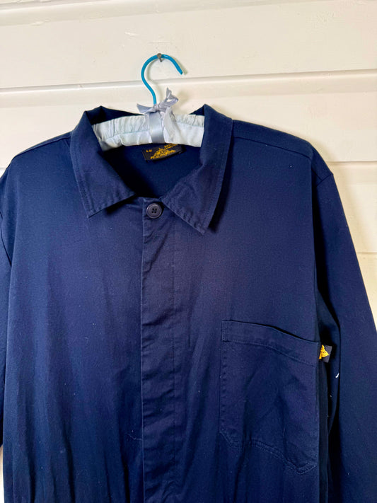 Pre-Loved Le Mont S'Michel Navy Blue Jumpsuit
