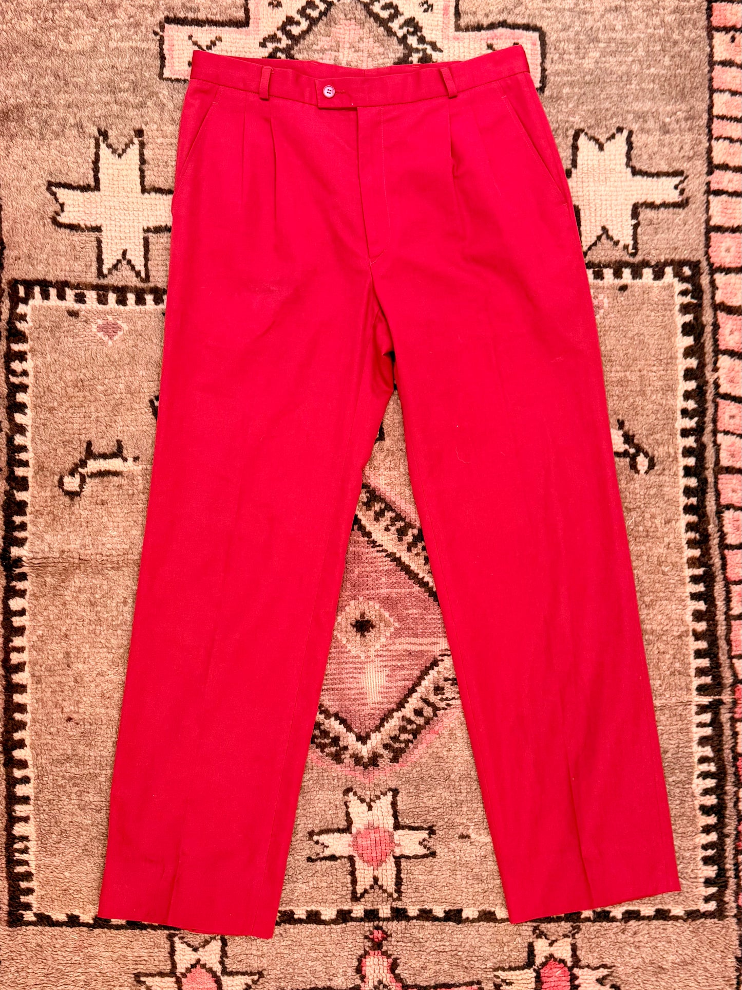 Vintage Yves Saint Laurent Red Chino Pants