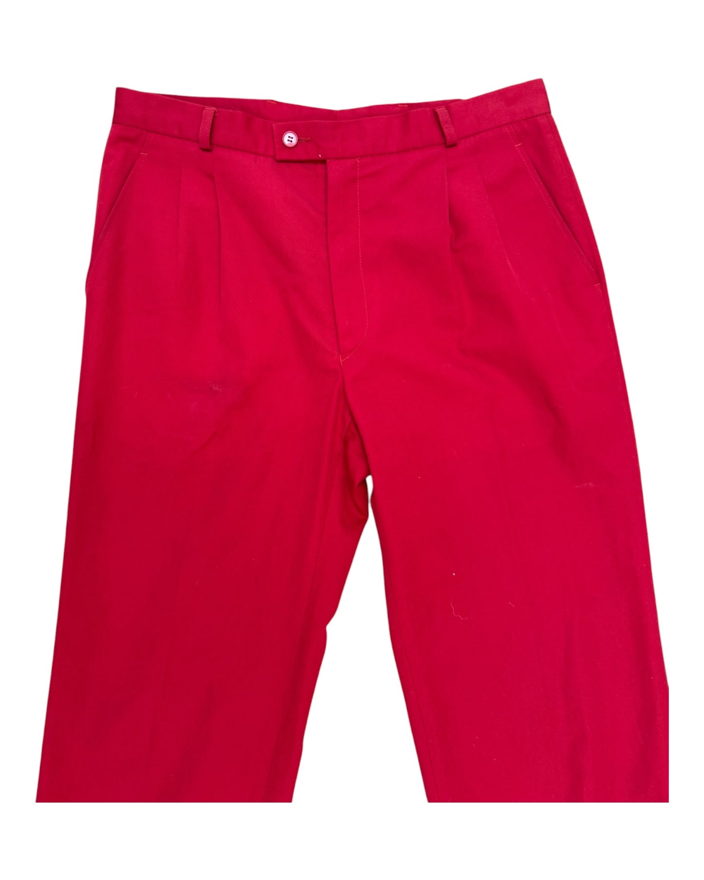 Vintage Yves Saint Laurent Red Chino Pants