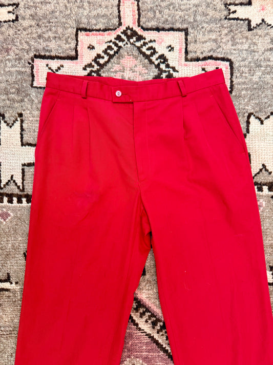 Vintage Yves Saint Laurent Red Chino Pants