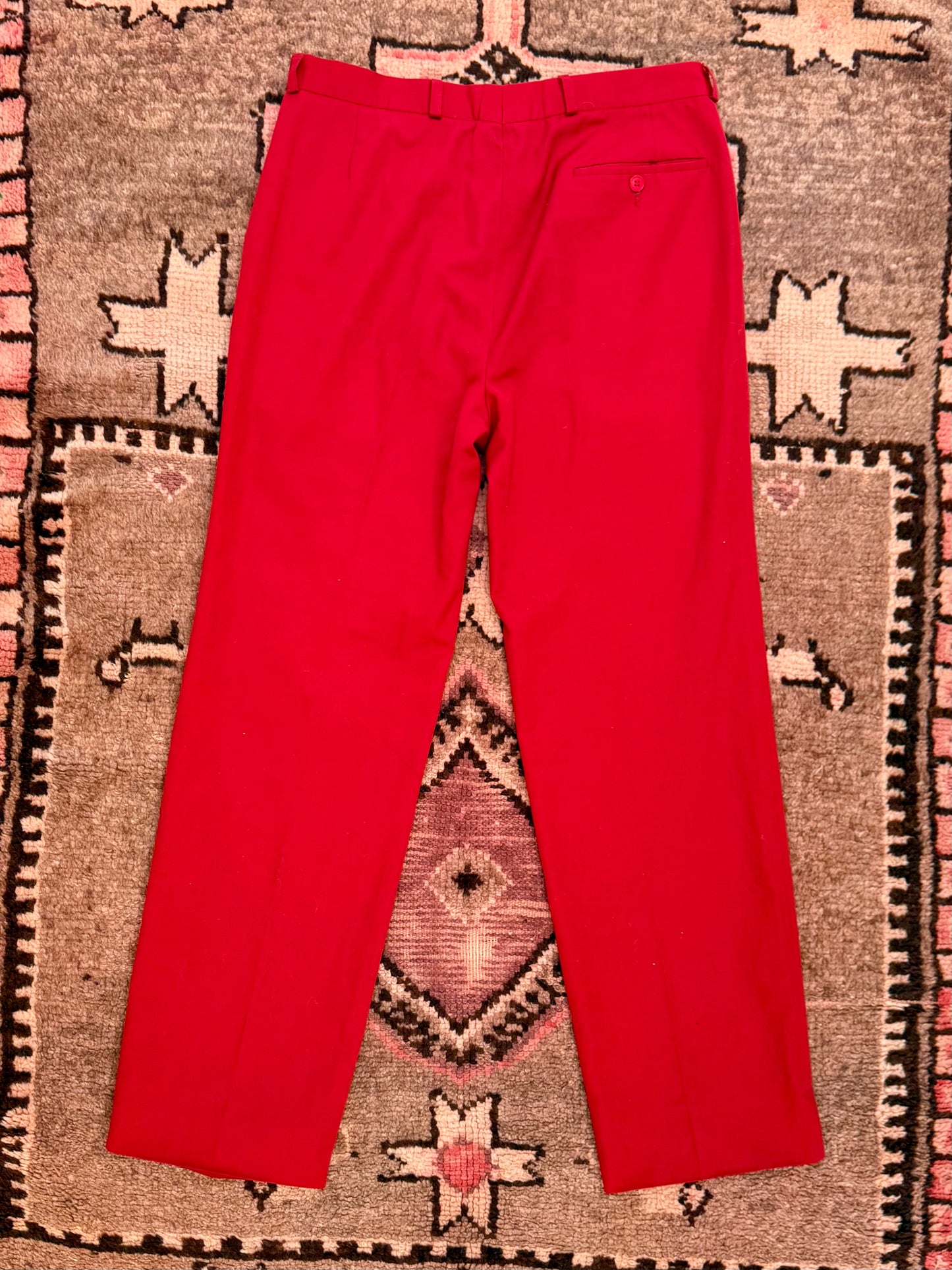 Vintage Yves Saint Laurent Red Chino Pants