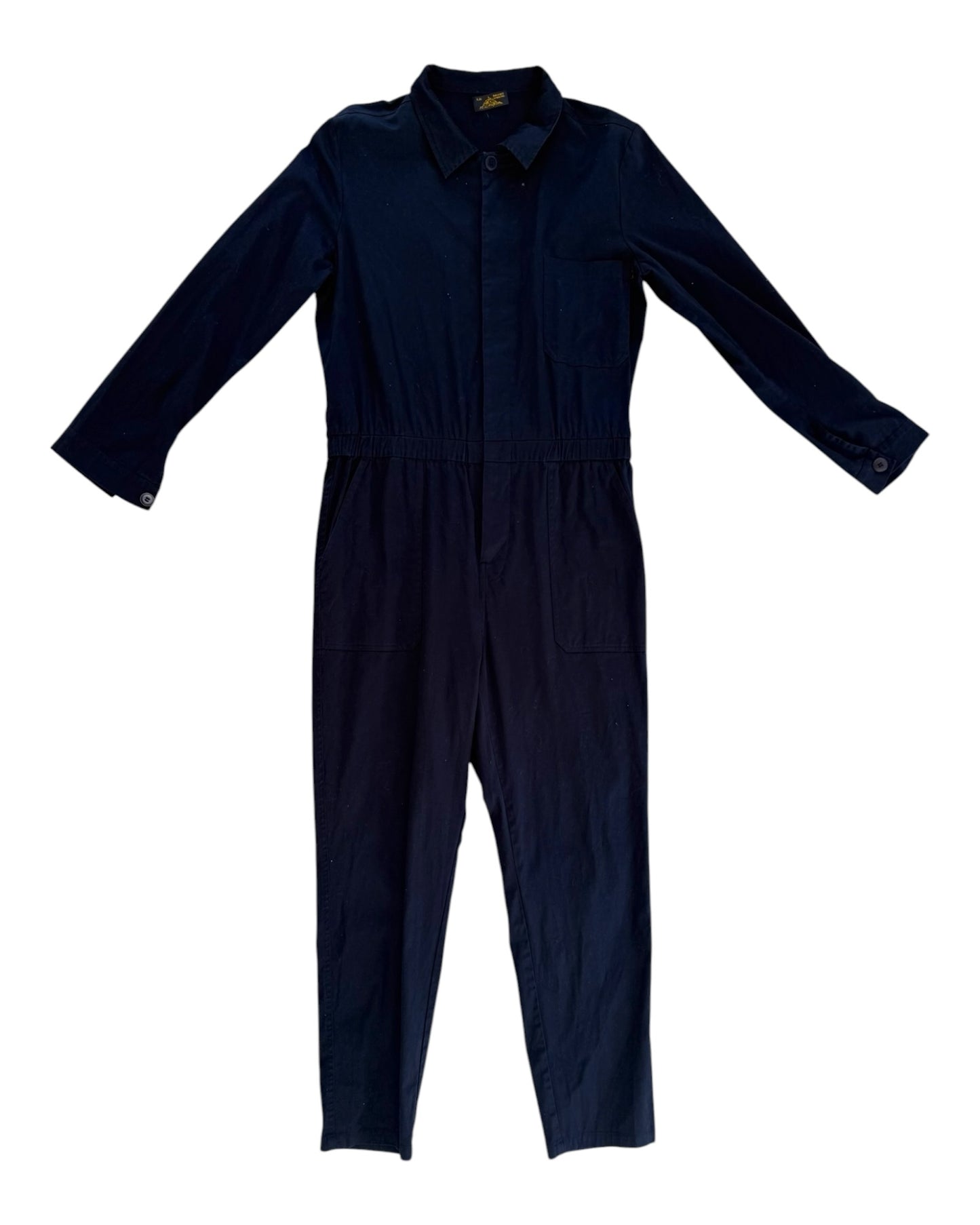 Pre-Loved Le Mont S'Michel Navy Blue Jumpsuit