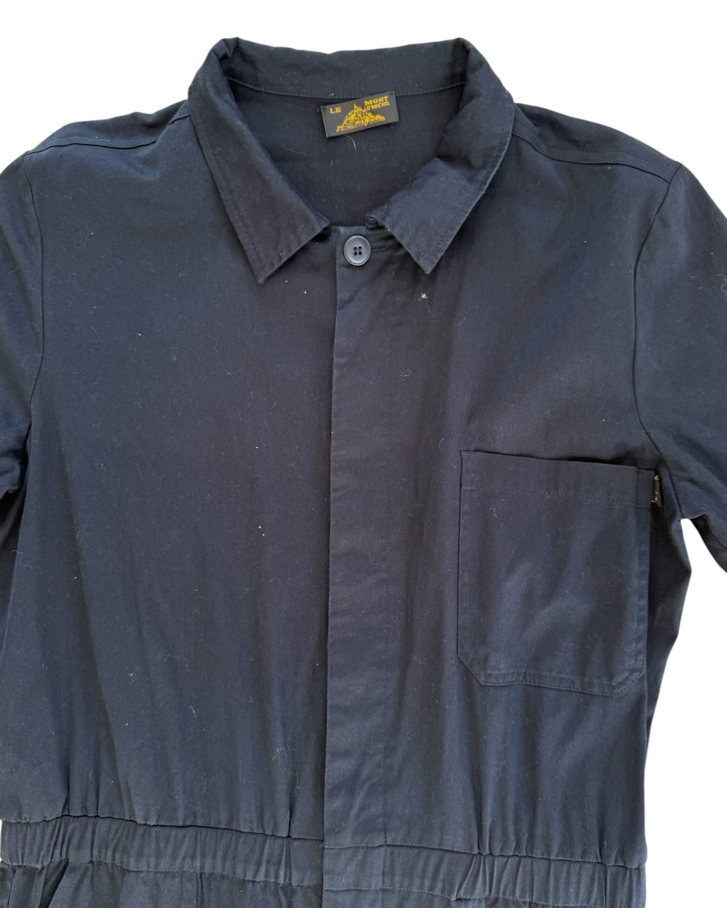 Pre-Loved Le Mont S'Michel Navy Blue Jumpsuit