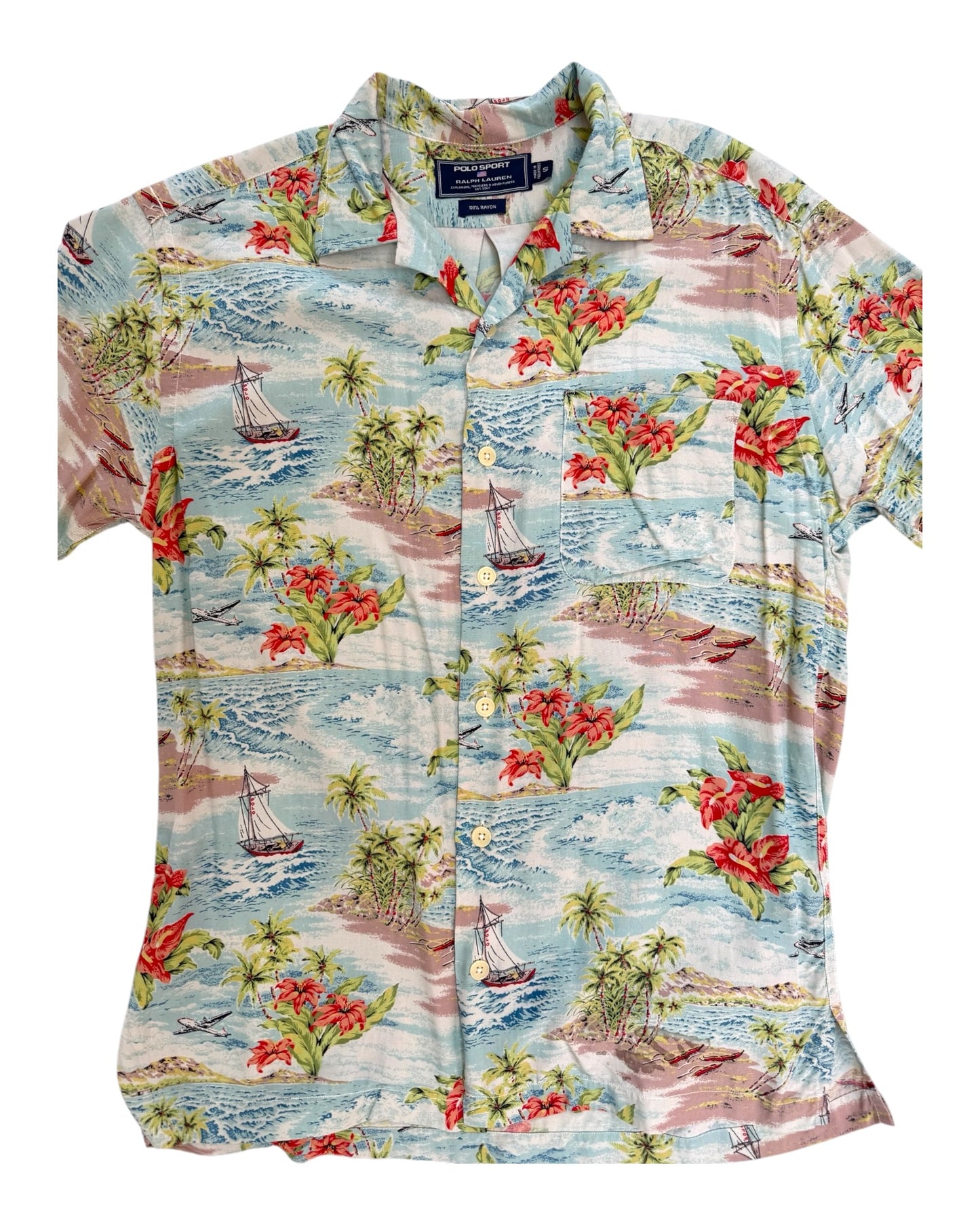 Vintage POLO Sport by Ralph Lauren Hawaiian Shirt