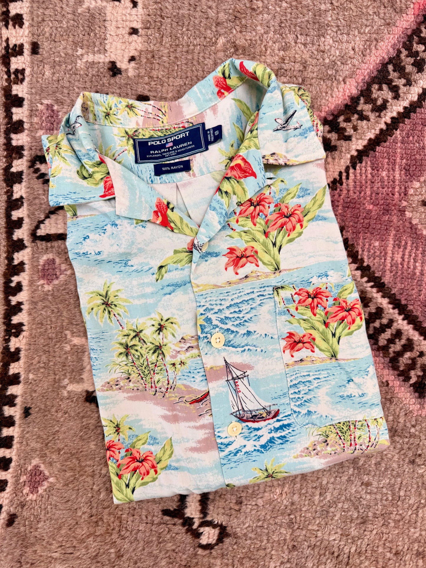 Vintage POLO Sport by Ralph Lauren Hawaiian Shirt