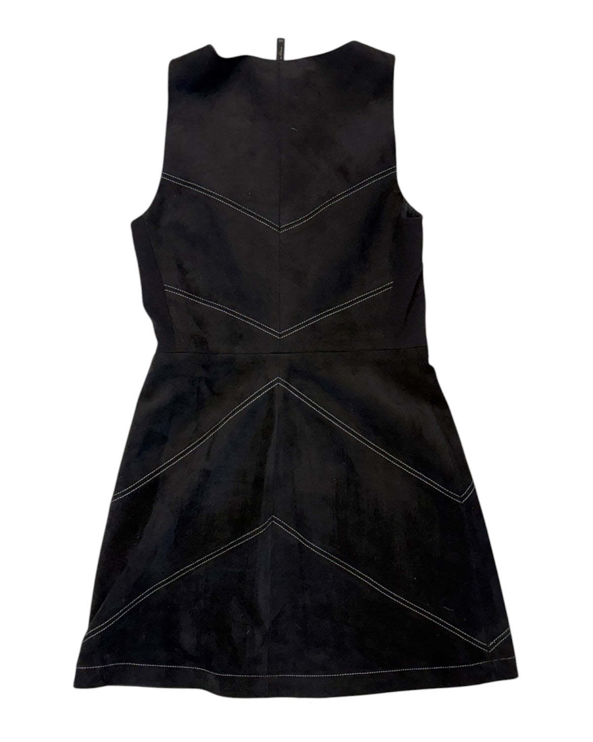 Vintage BCBG Black Suede Mini Dress