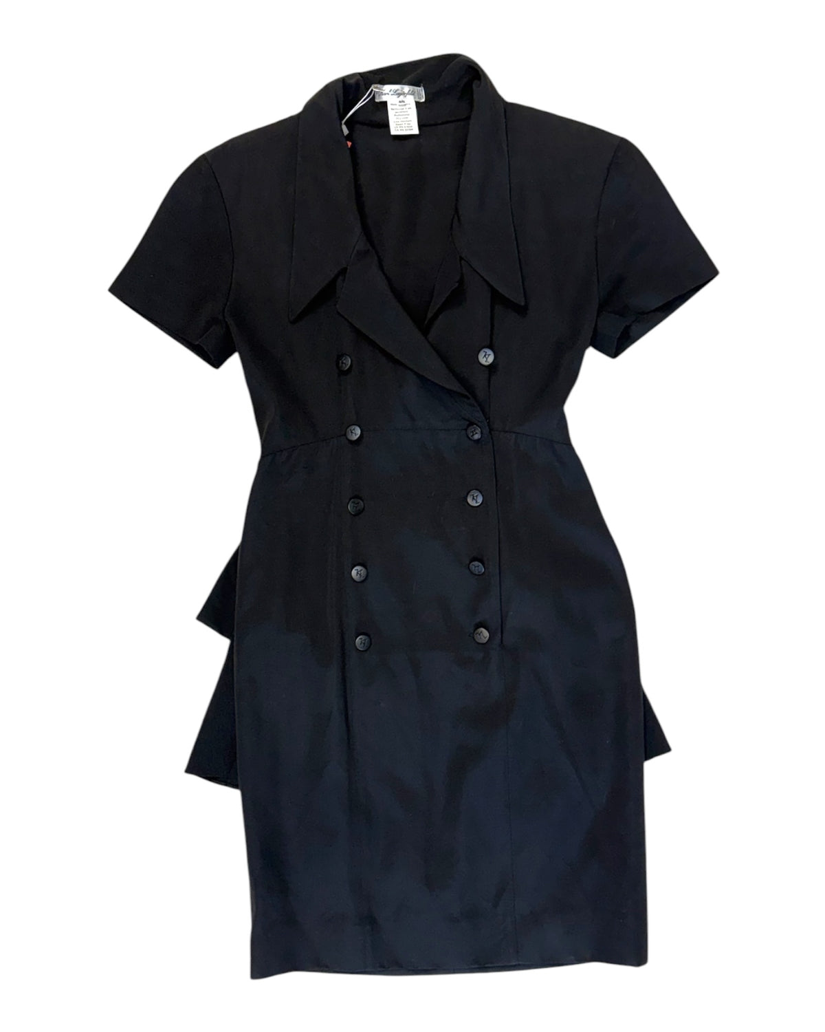 Vintage Karl Lagerfeld Black Shirt Dress