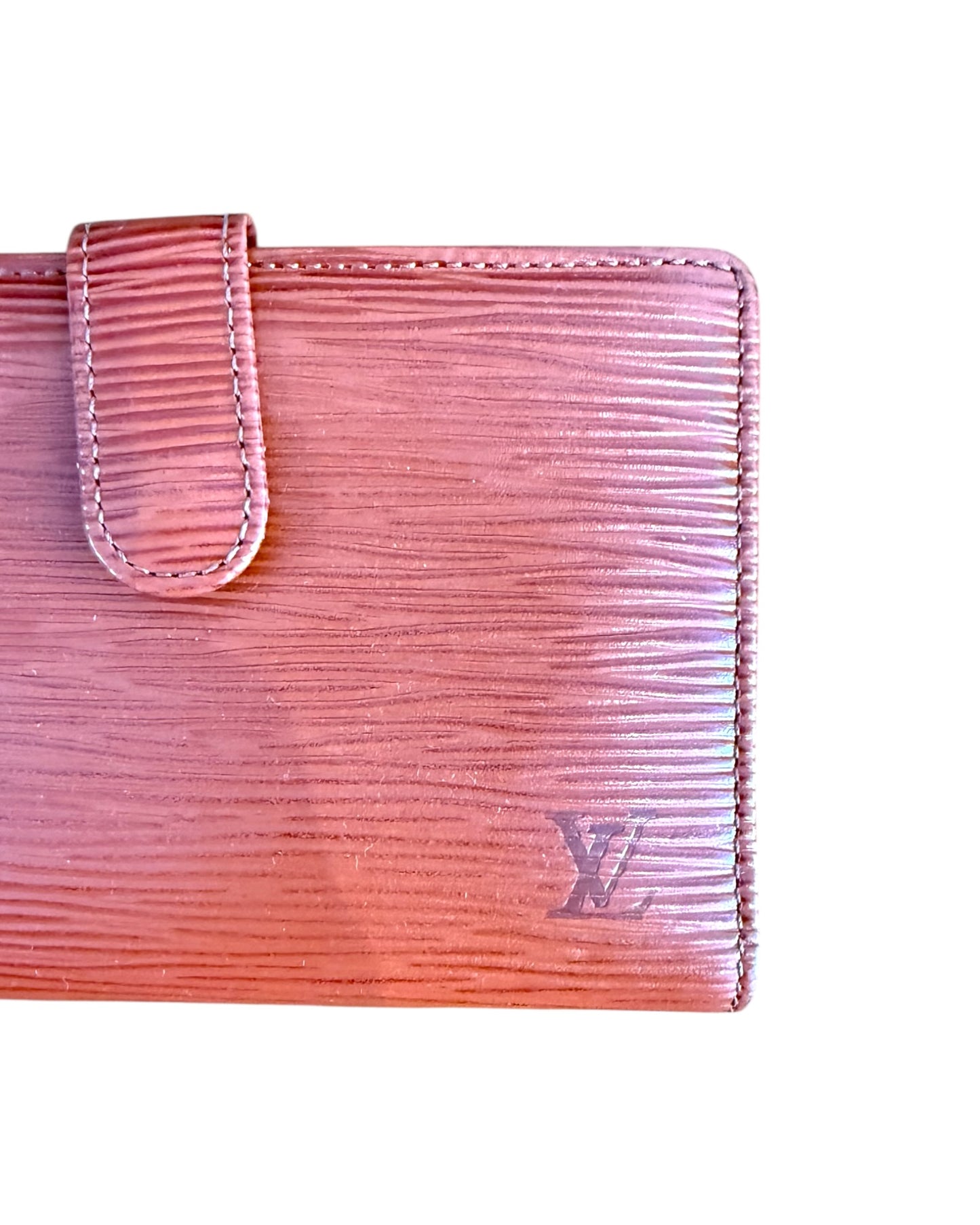 Vintage 1997 Louis Vuitton Brown Epi Leather French Purse Wallet