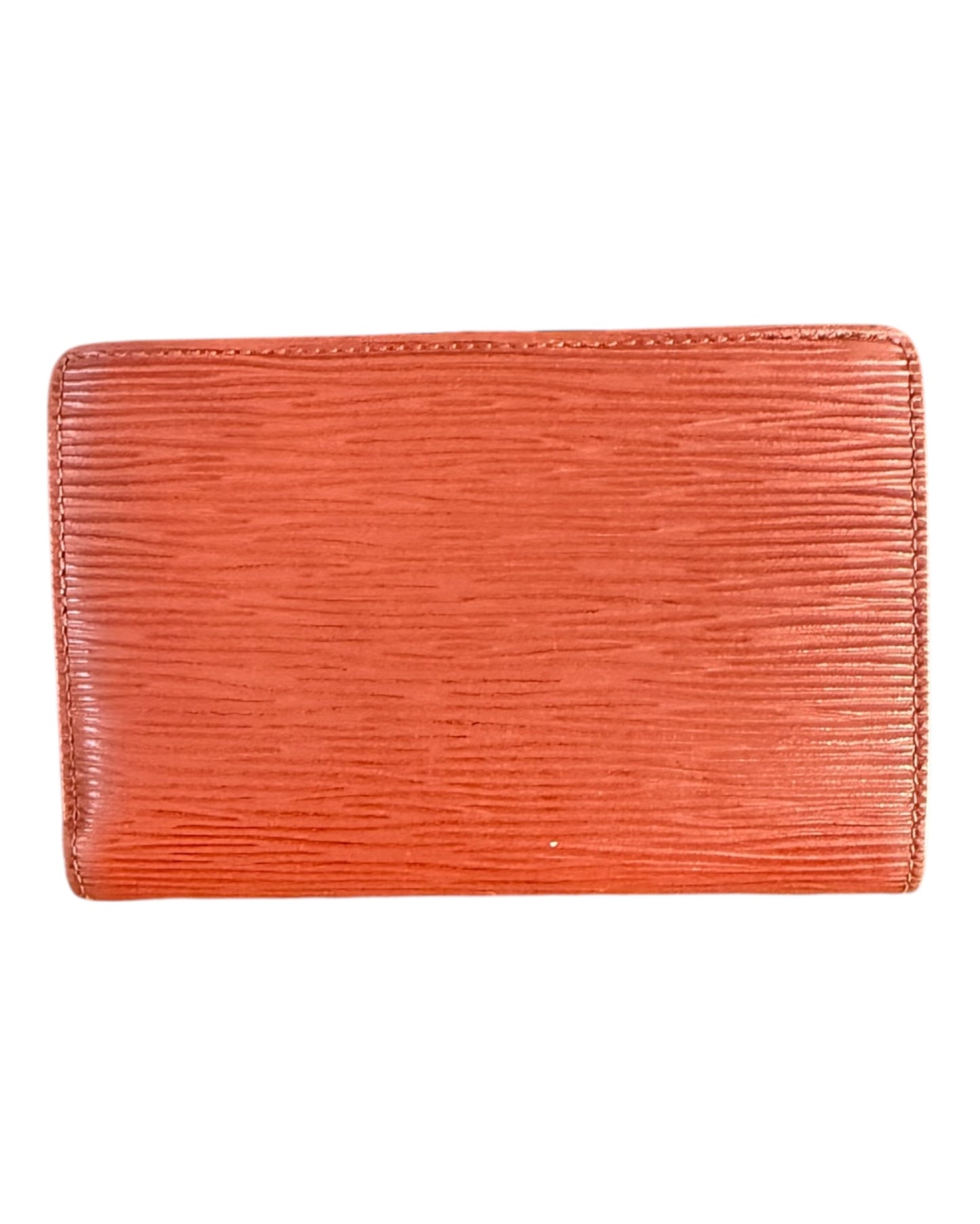 Vintage 1997 Louis Vuitton Brown Epi Leather French Purse Wallet