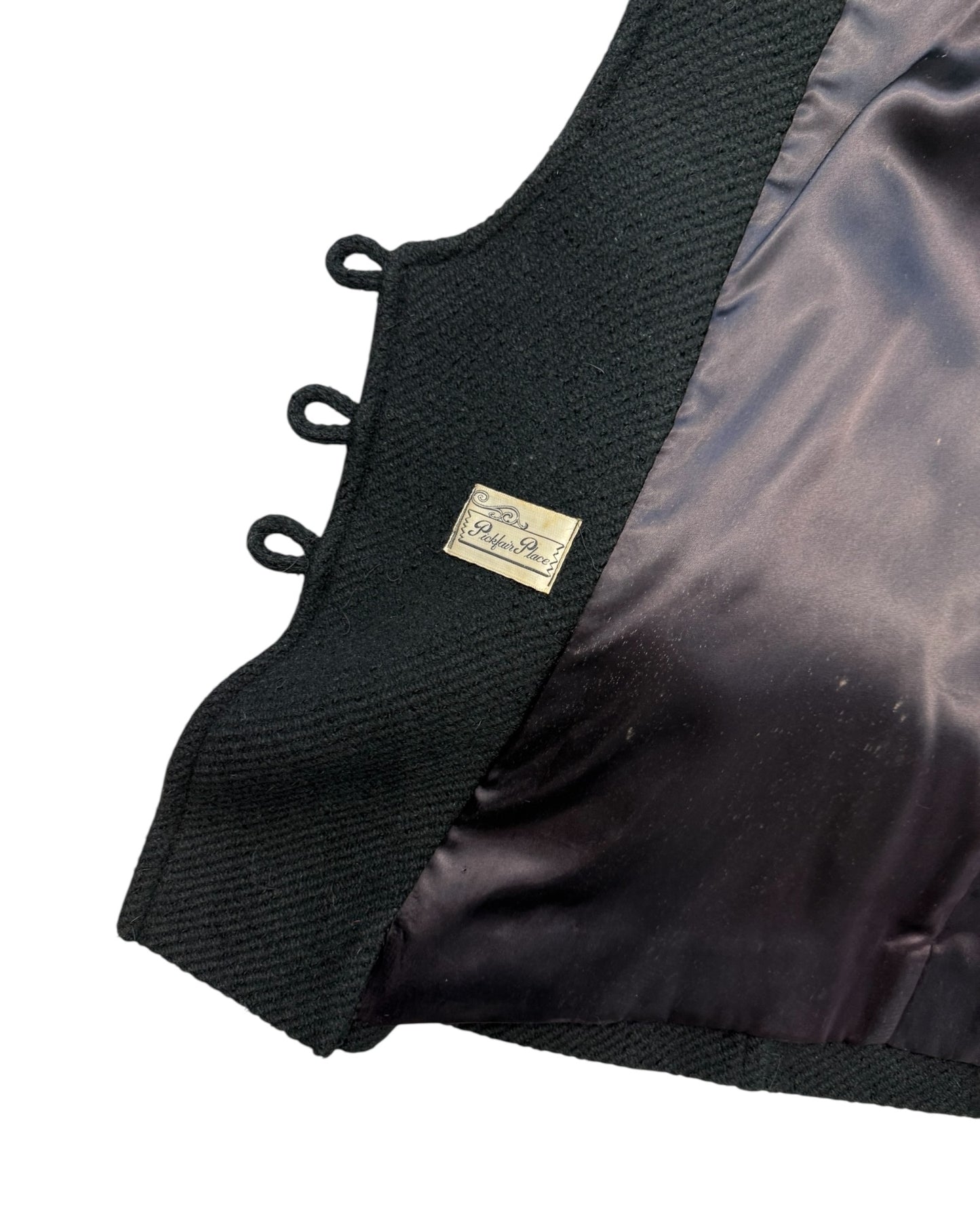 Vintage Pickfair Place Fur and Wool Coat