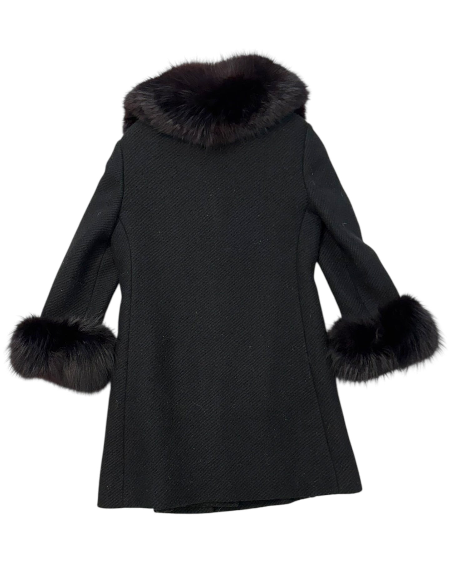 Vintage Pickfair Place Fur and Wool Coat