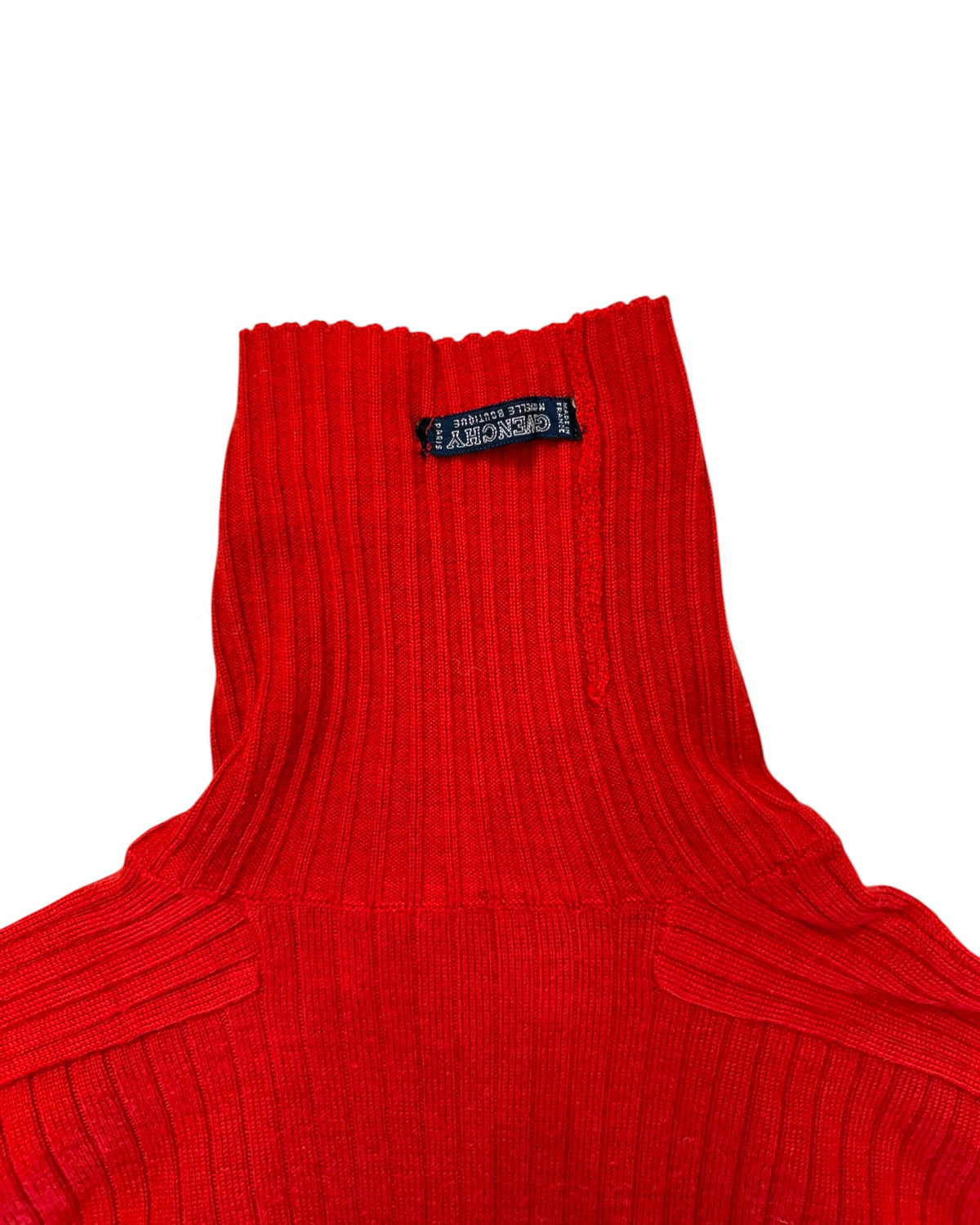 Vintage Givenchy Red Turtle Neck Top