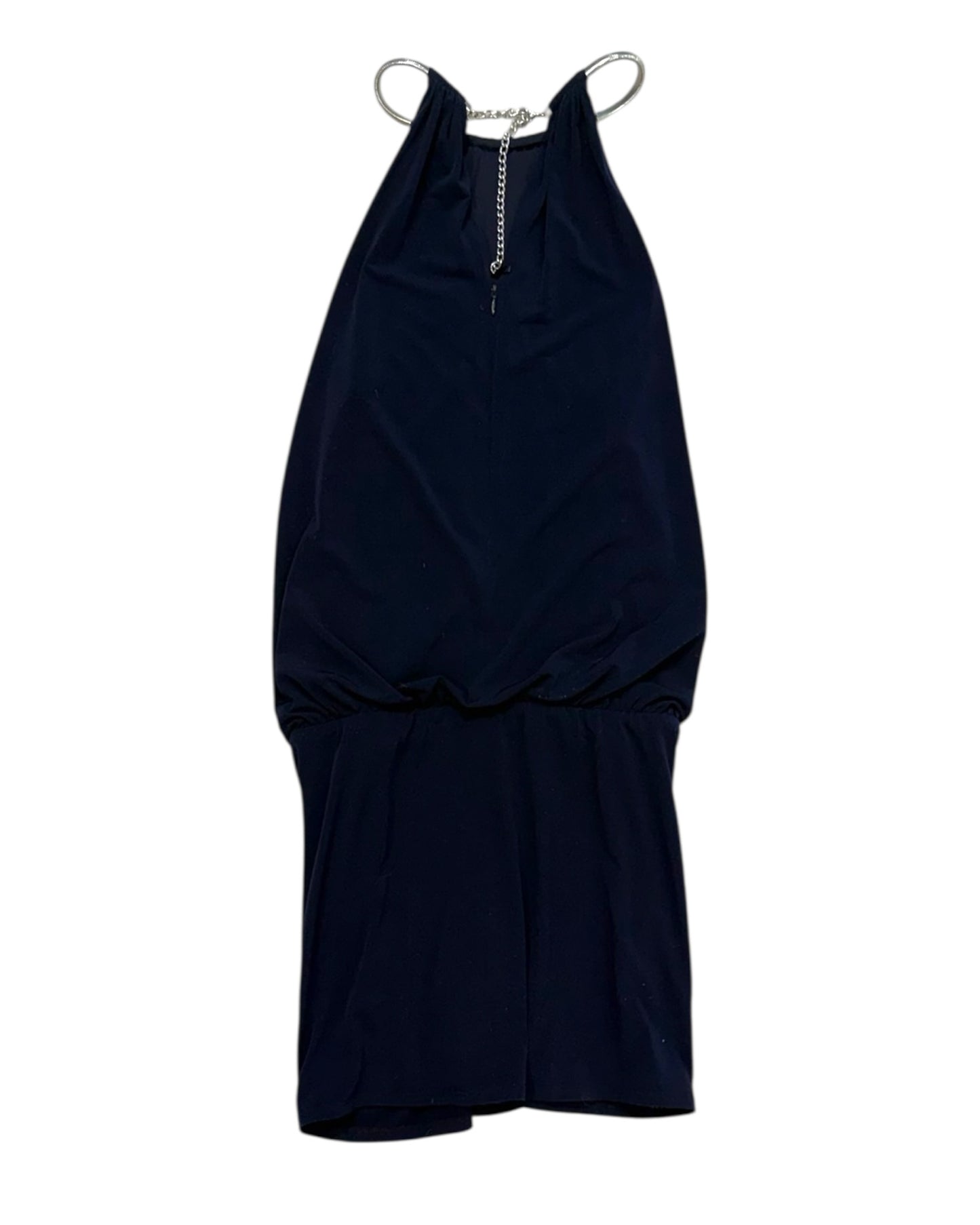 Pre-Loved Y2K Drop-Waist Dress with Necklace Collar