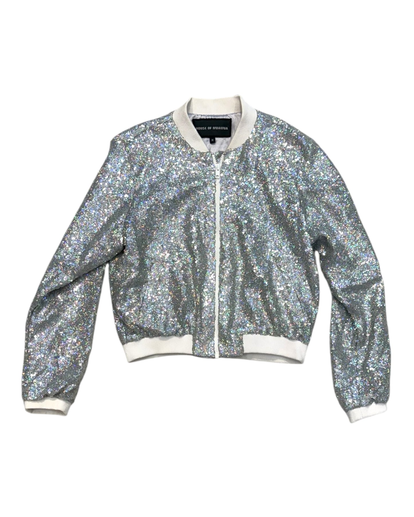 Pre-Loved House of Mua Mua Sequin Bomber Jacket