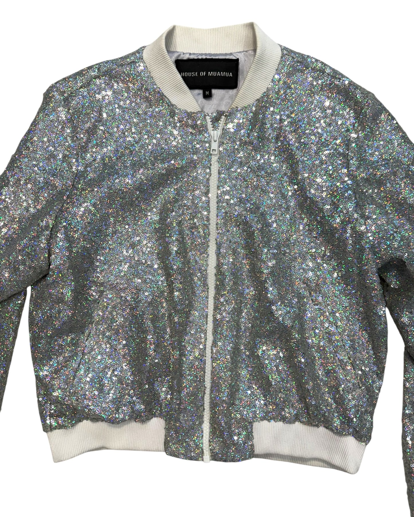 Pre-Loved House of Mua Mua Sequin Bomber Jacket