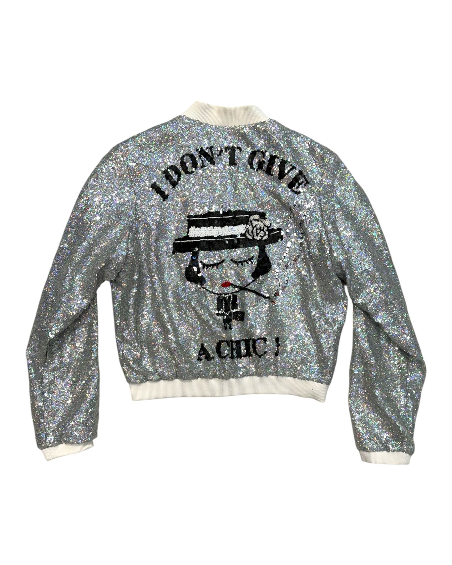 Pre-Loved House of Mua Mua Sequin Bomber Jacket