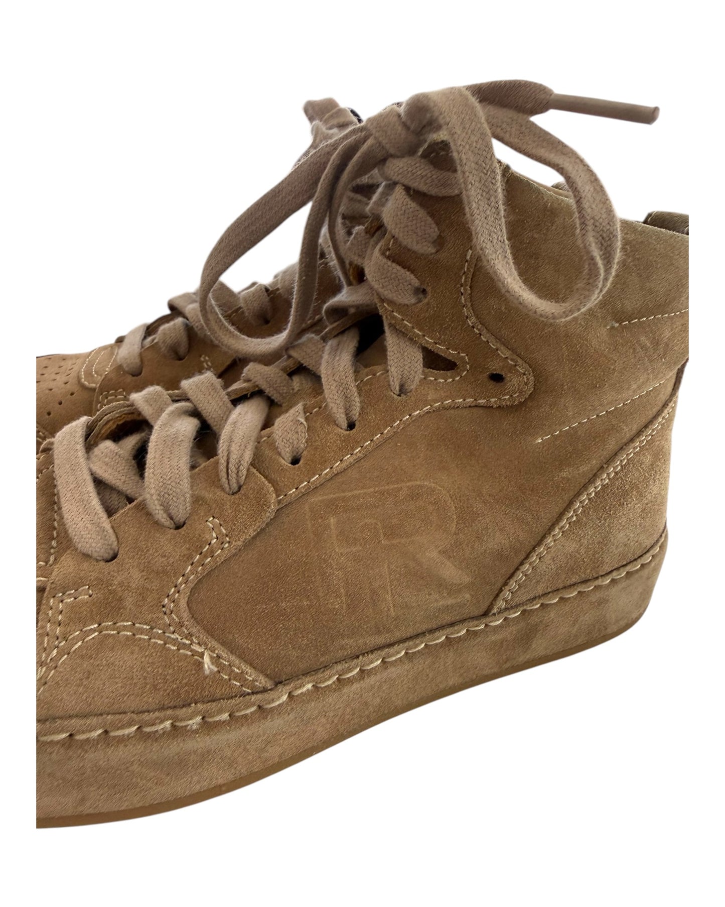 Pre-Loved Ralph Lauren High-Top Suede Sneakers