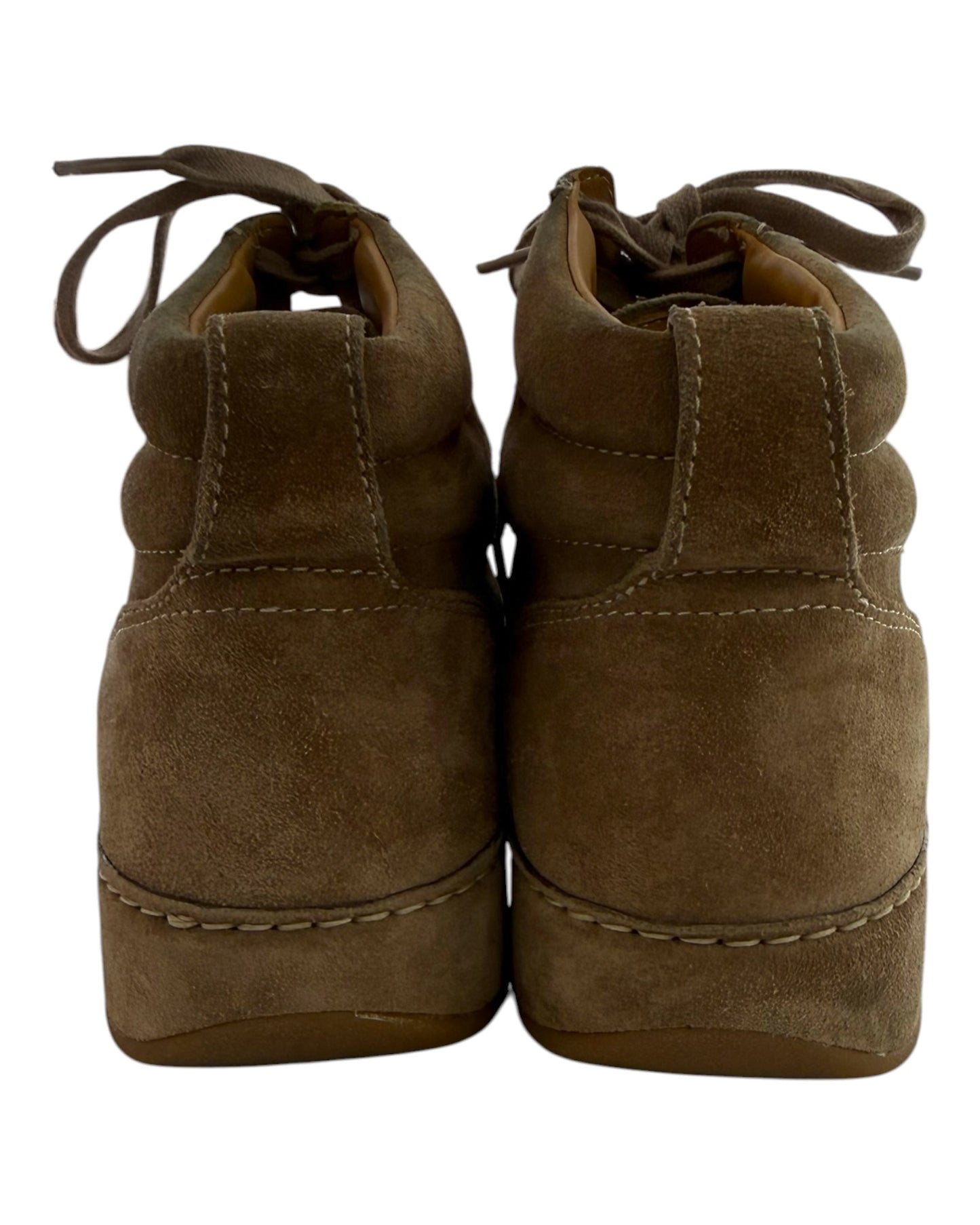 Pre-Loved Ralph Lauren High-Top Suede Sneakers