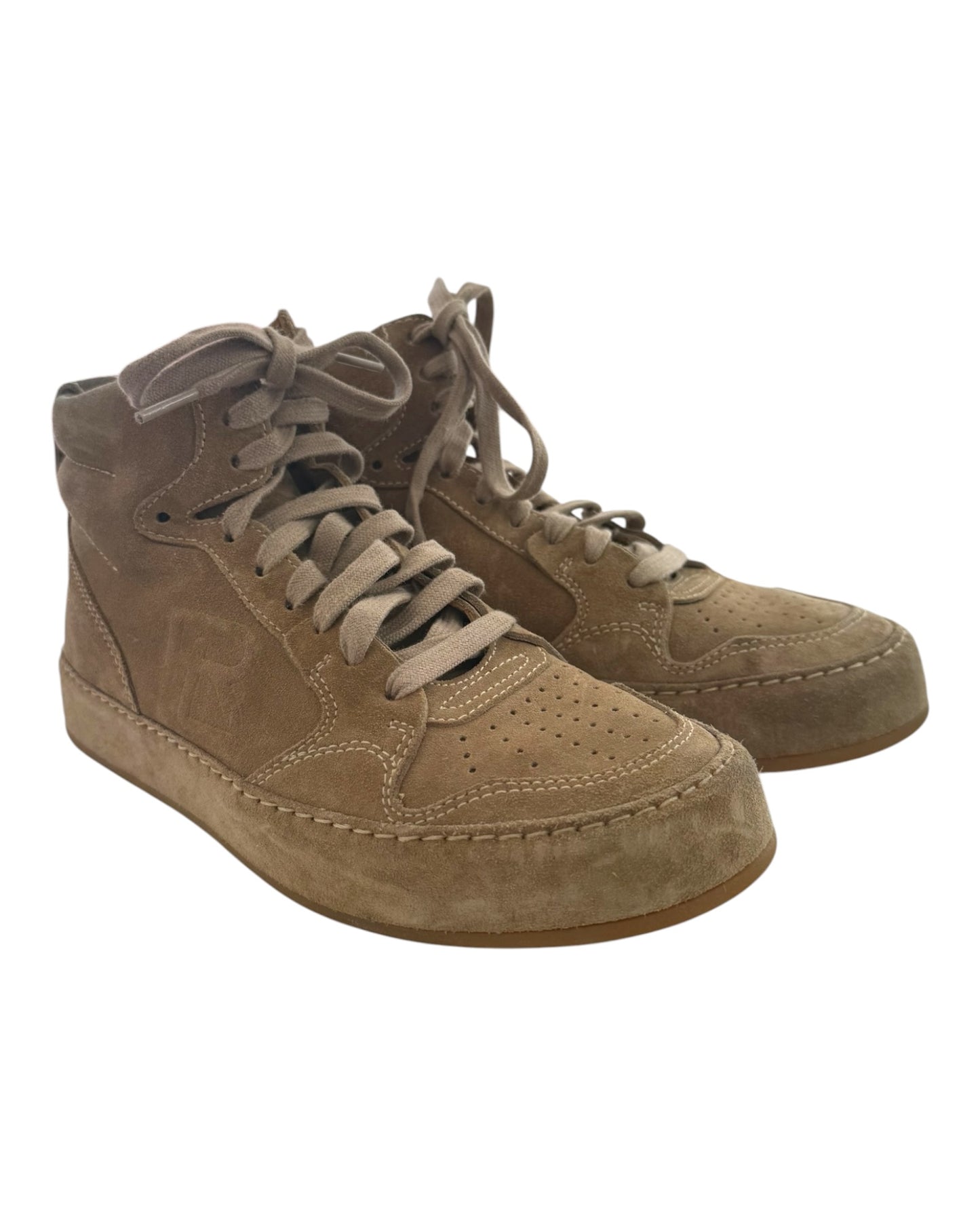 Pre-Loved Ralph Lauren High-Top Suede Sneakers