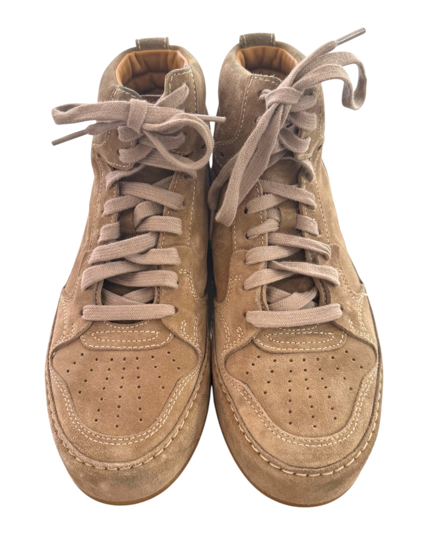 Pre-Loved Ralph Lauren High-Top Suede Sneakers