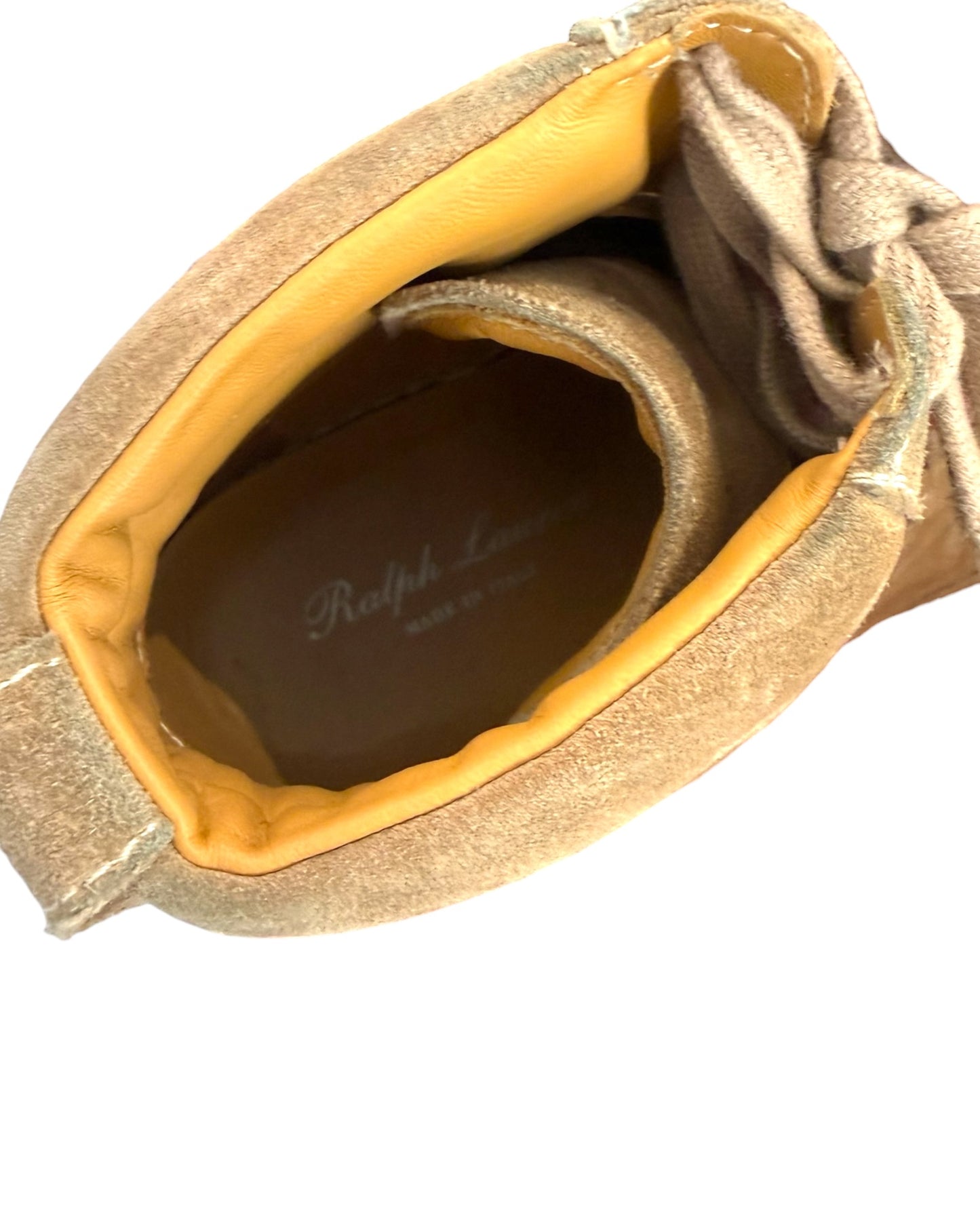 Pre-Loved Ralph Lauren High-Top Suede Sneakers