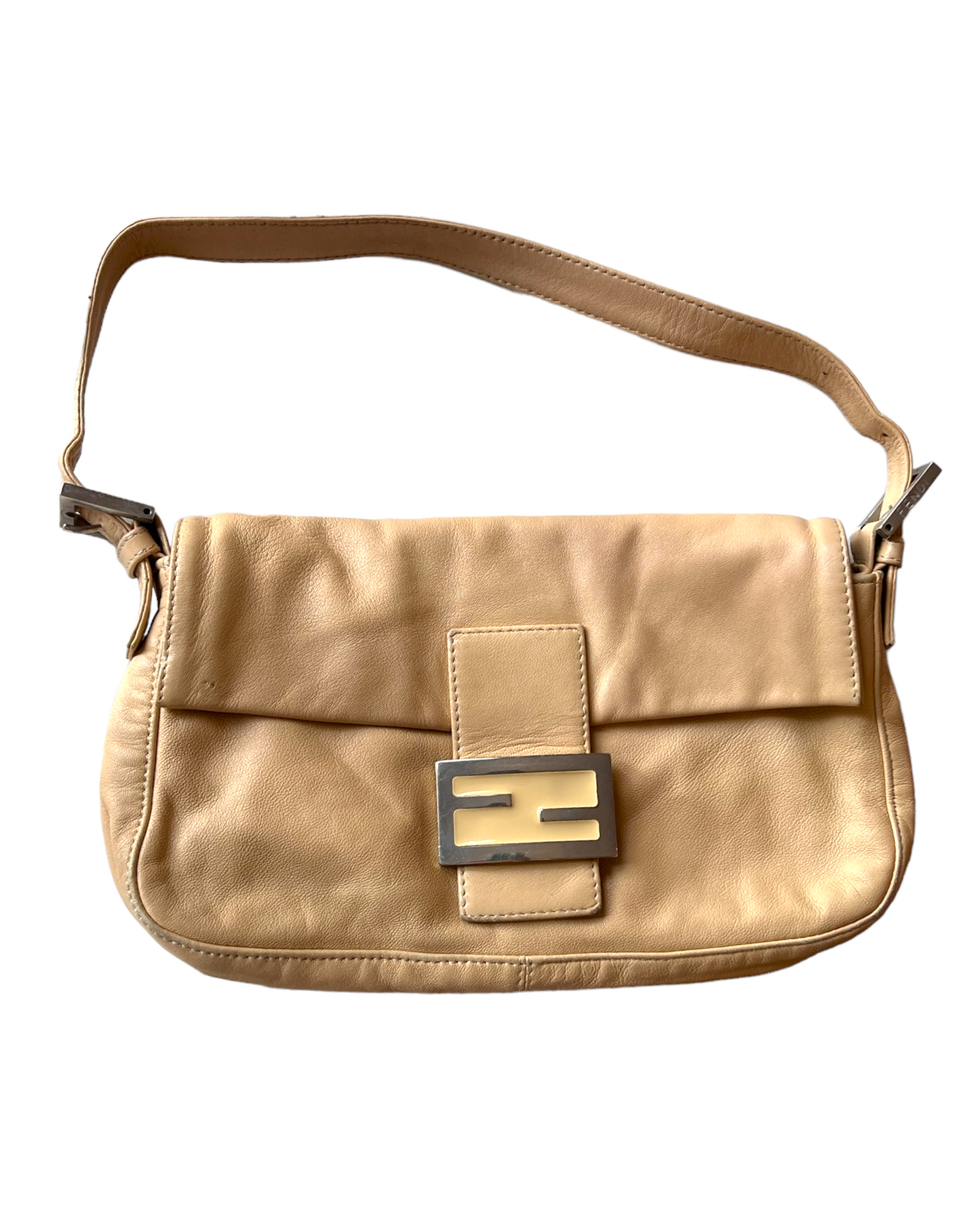 Vintage 2000 Fendi Leather Baguette