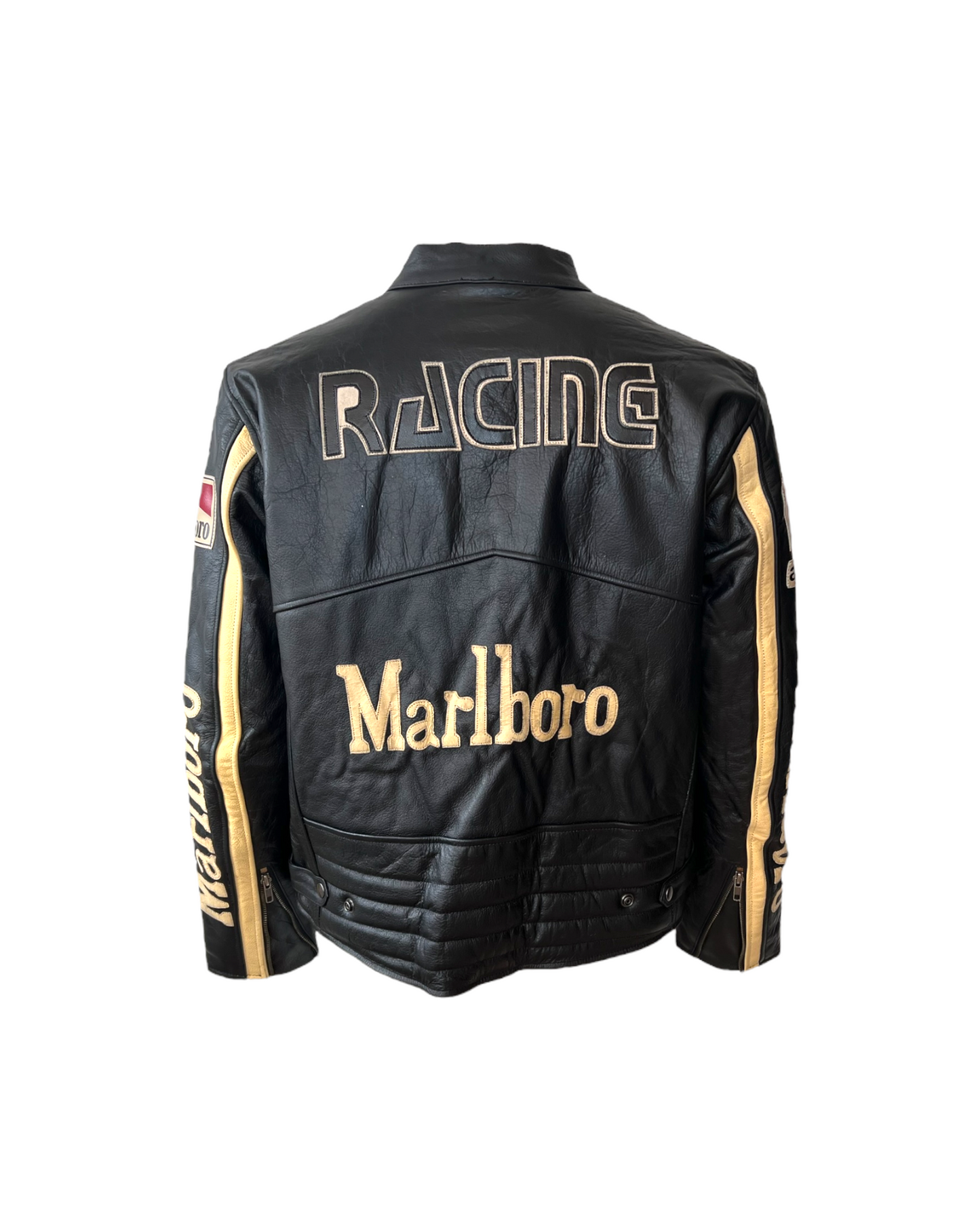 Vintage Marlboro Black and Brown Racing Jacket