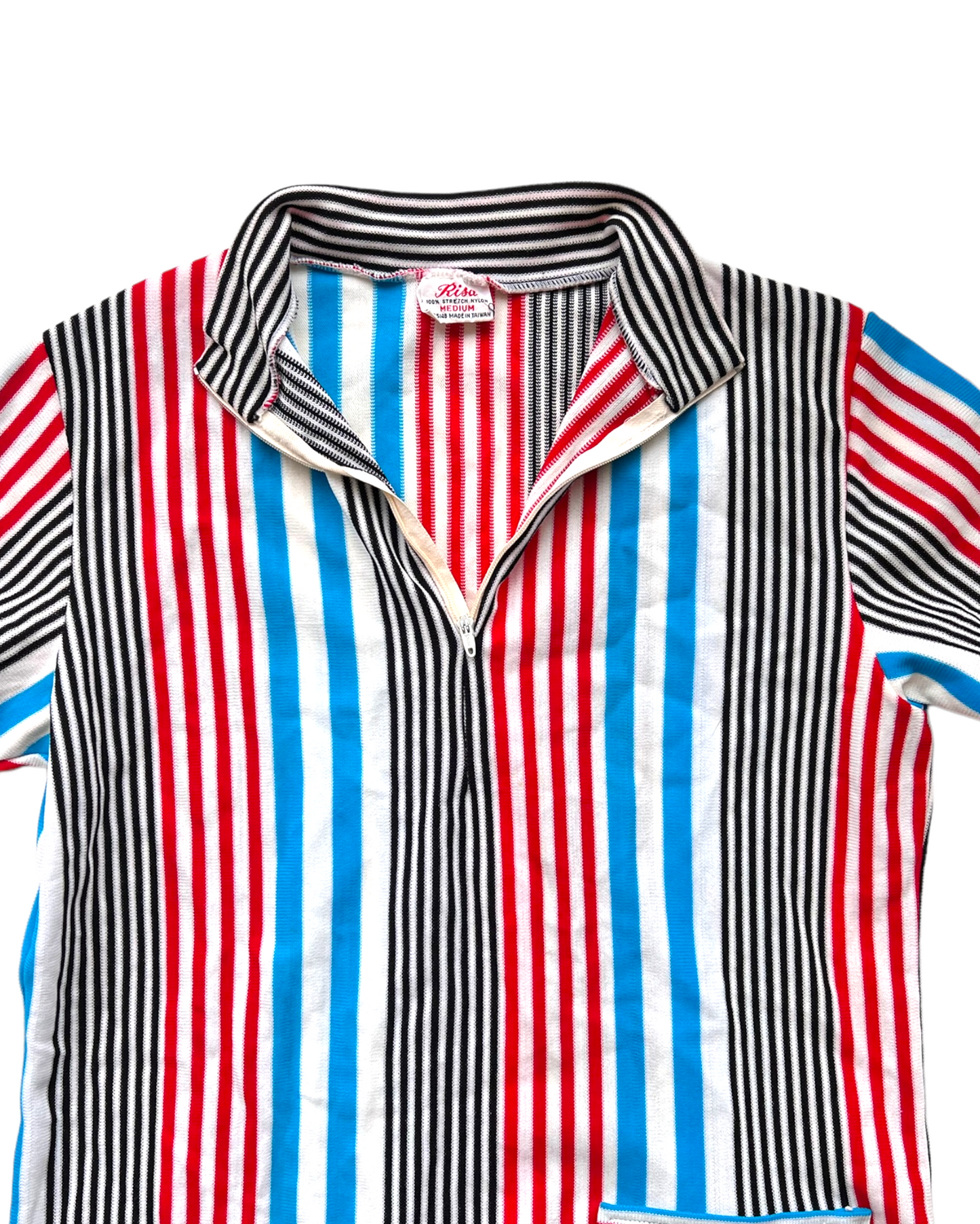 Vintage Striped Polo Top