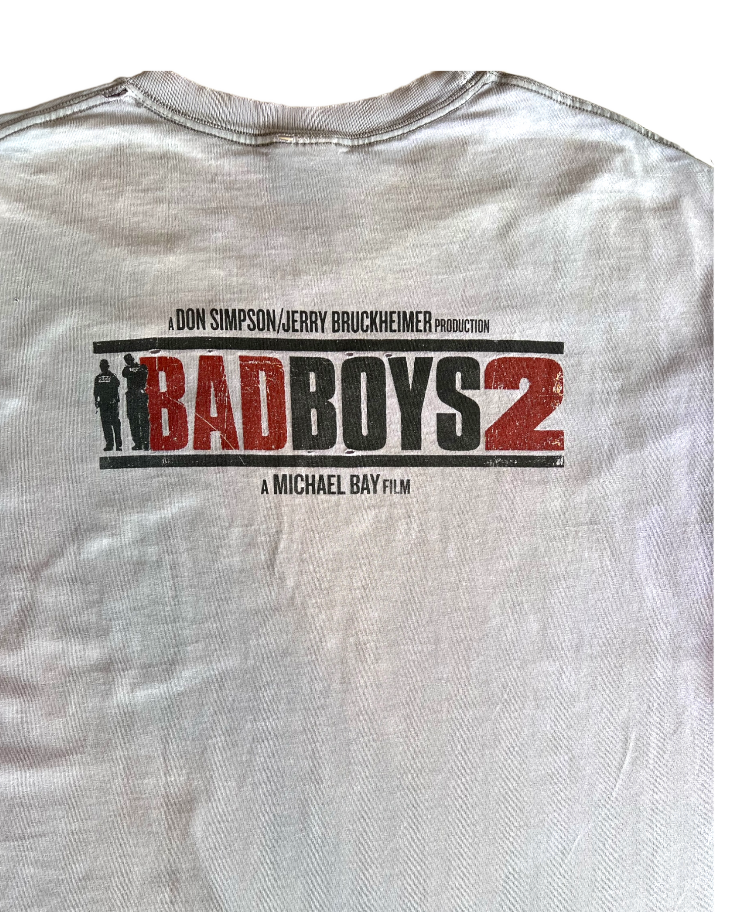 RARE Vintage 2002 Bad Boys 2 Stunt Crew Tee