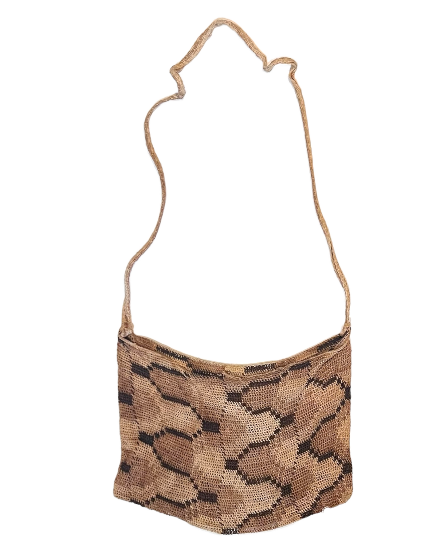 Vintage Woven Straw Shoulder Bag