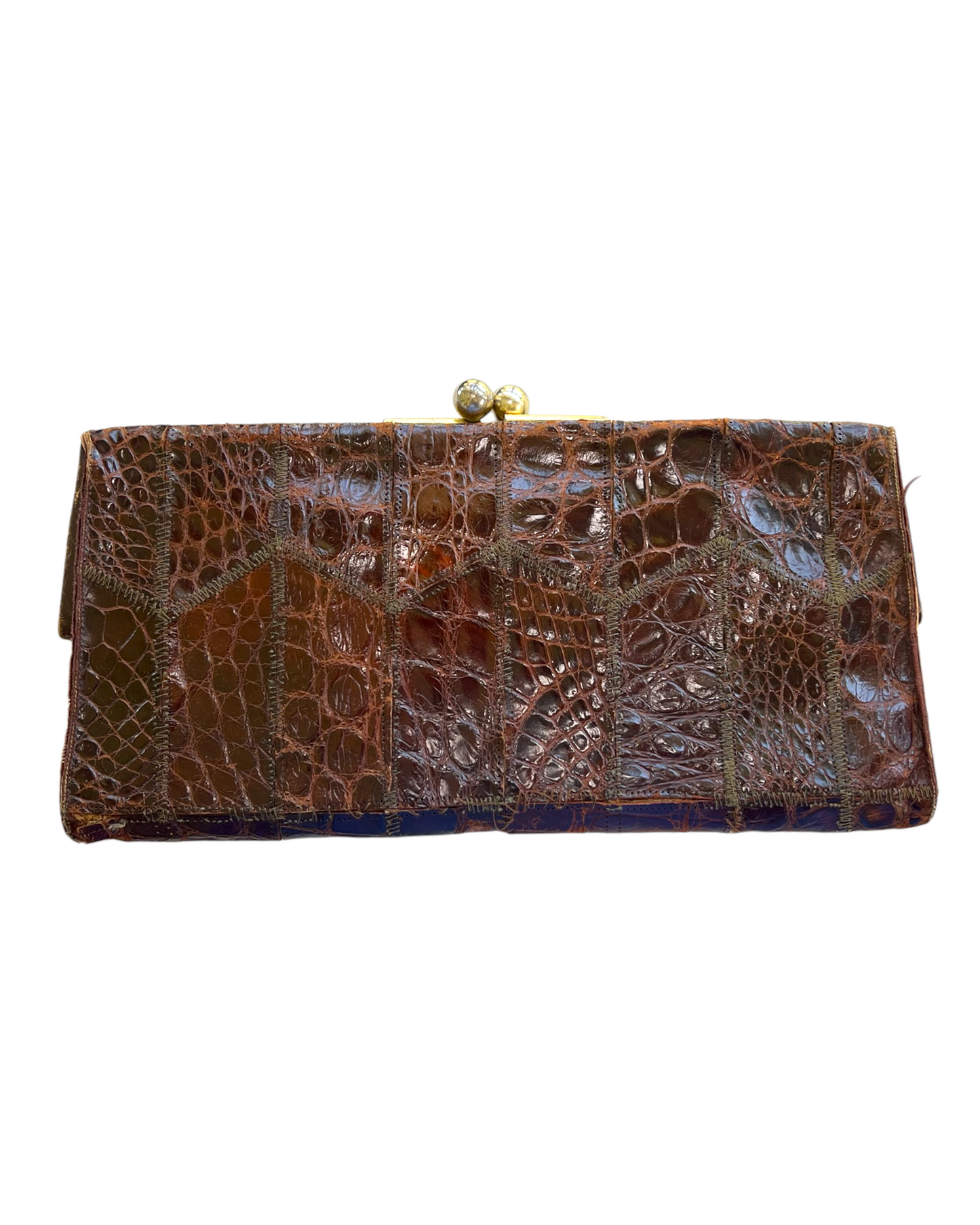 Vintage Alligator Clutch