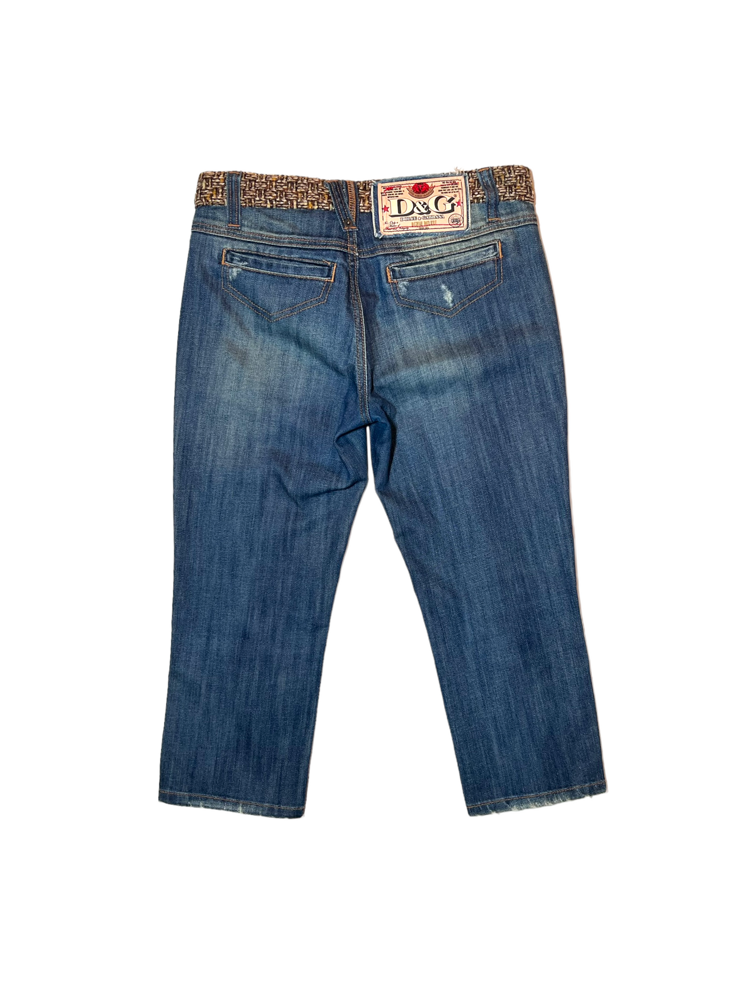 【関税&送料込み】Dolce & Gabbana 'Capri' Jeans Vintage D&G Capri Jeans – STARKE NAKED VINTAGE