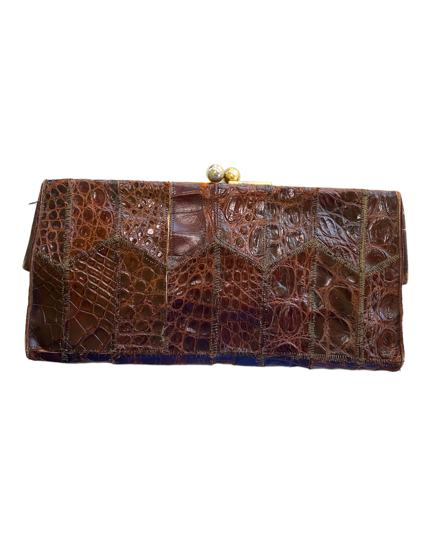 Vintage Alligator Clutch